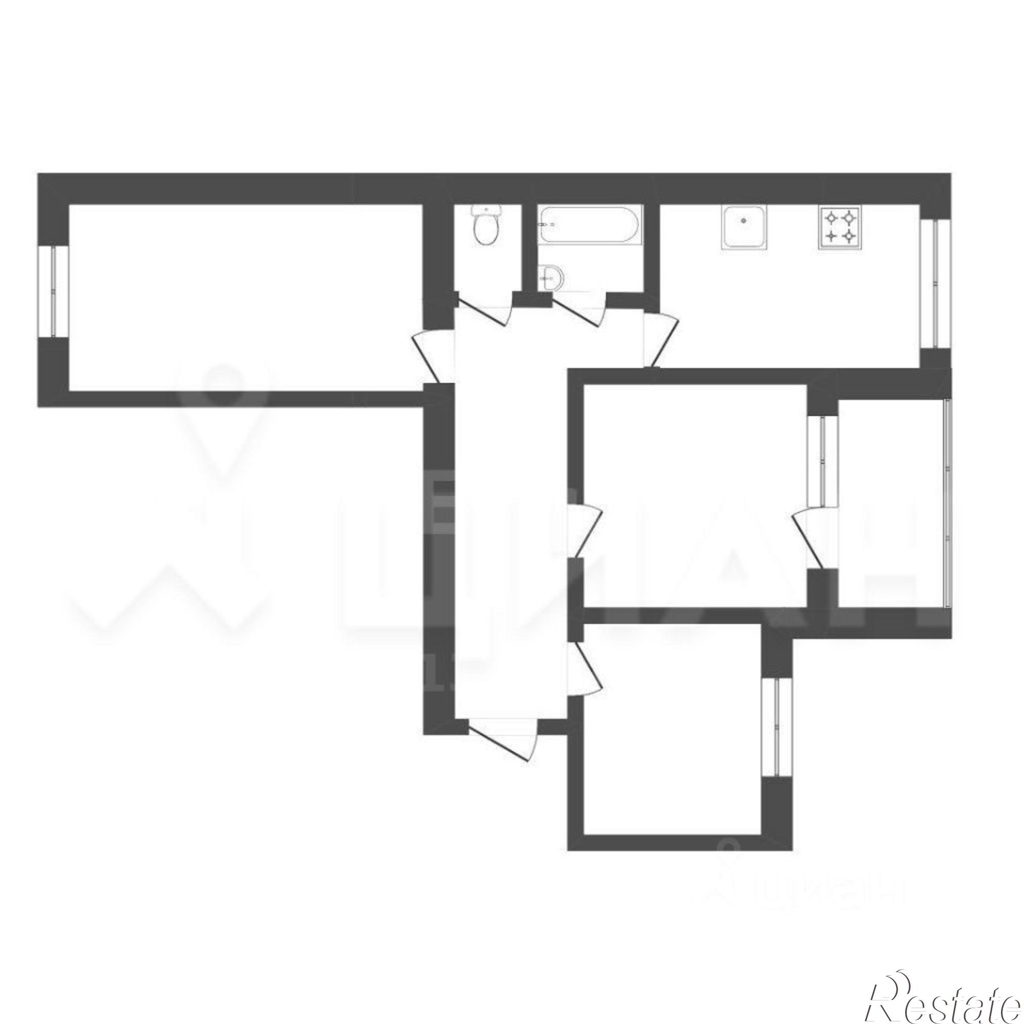 Купить квартиру за 8 500 000 рублей на улица Малюгиной, 284