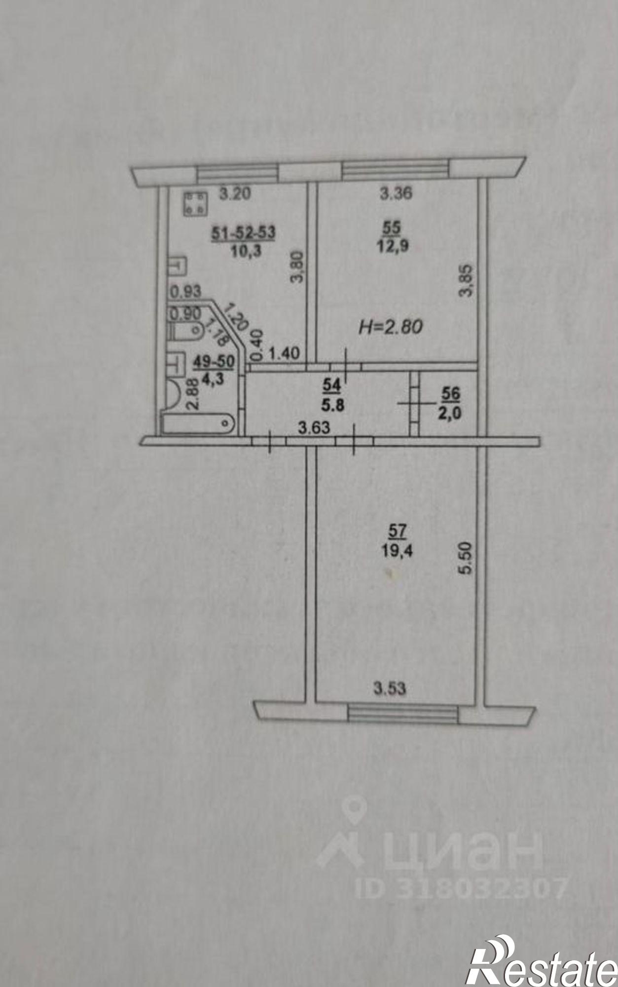Купить квартиру за 8 000 000 рублей на улица Юфимцева, 9/1