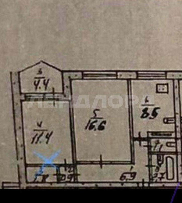 2-комн квартира улица Зорге, 27/6