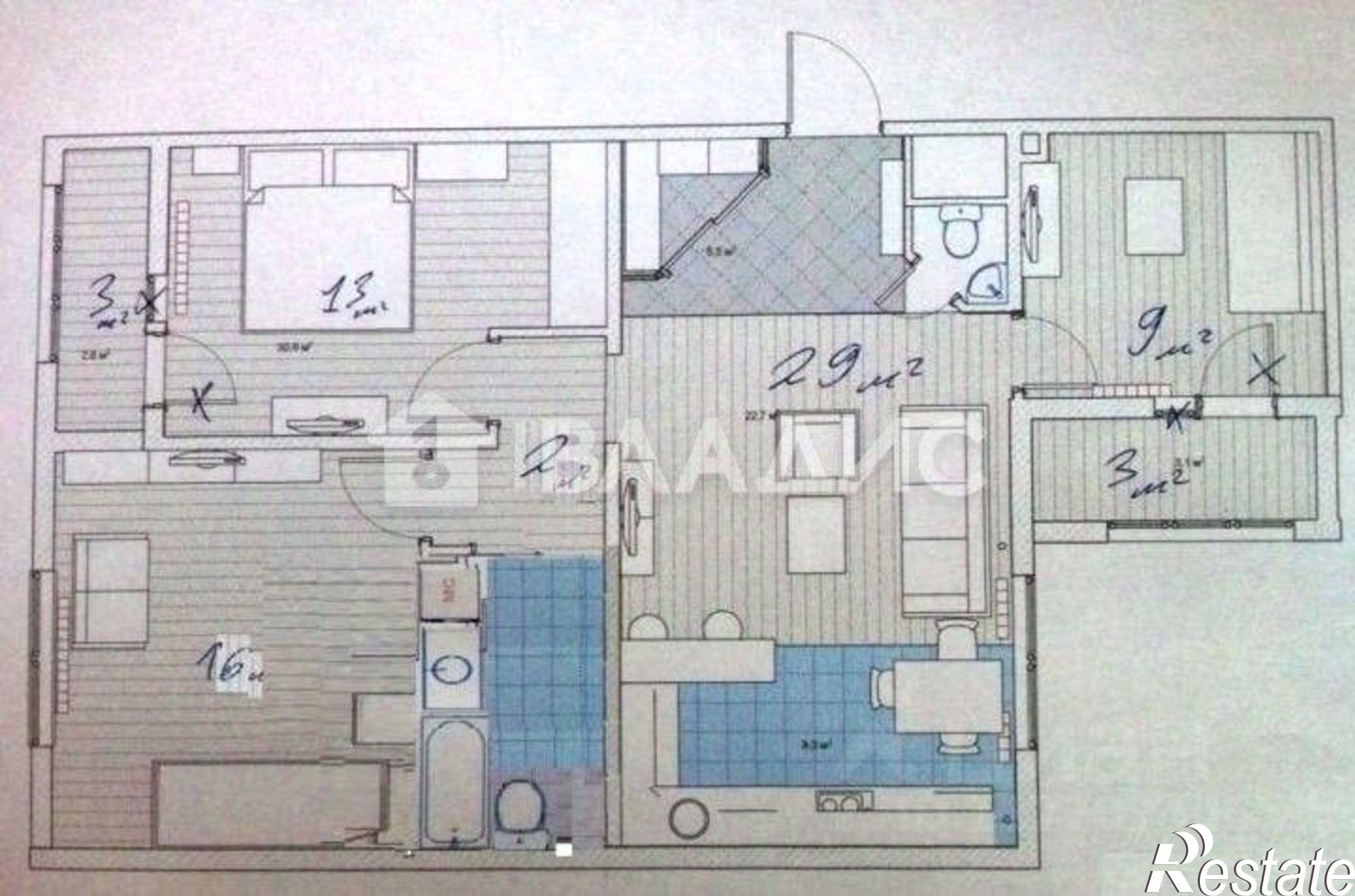 Купить квартиру за 9 500 000 рублей на улица Ерёменко, 98