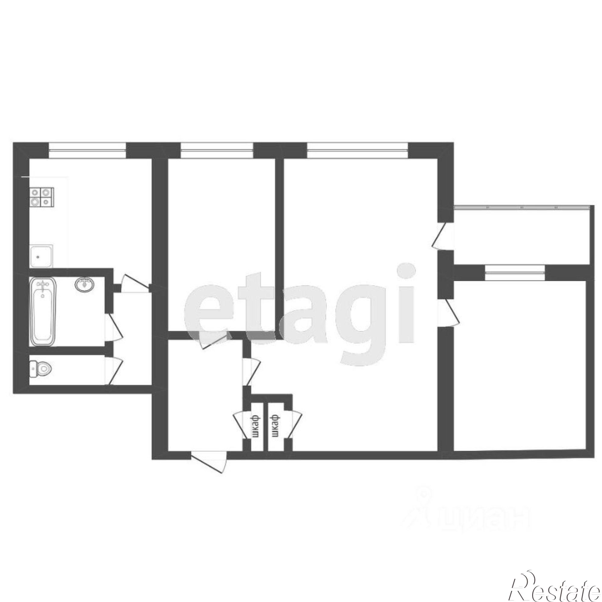 Купить квартиру за 6 699 000 рублей на ул Социалистическая, 193