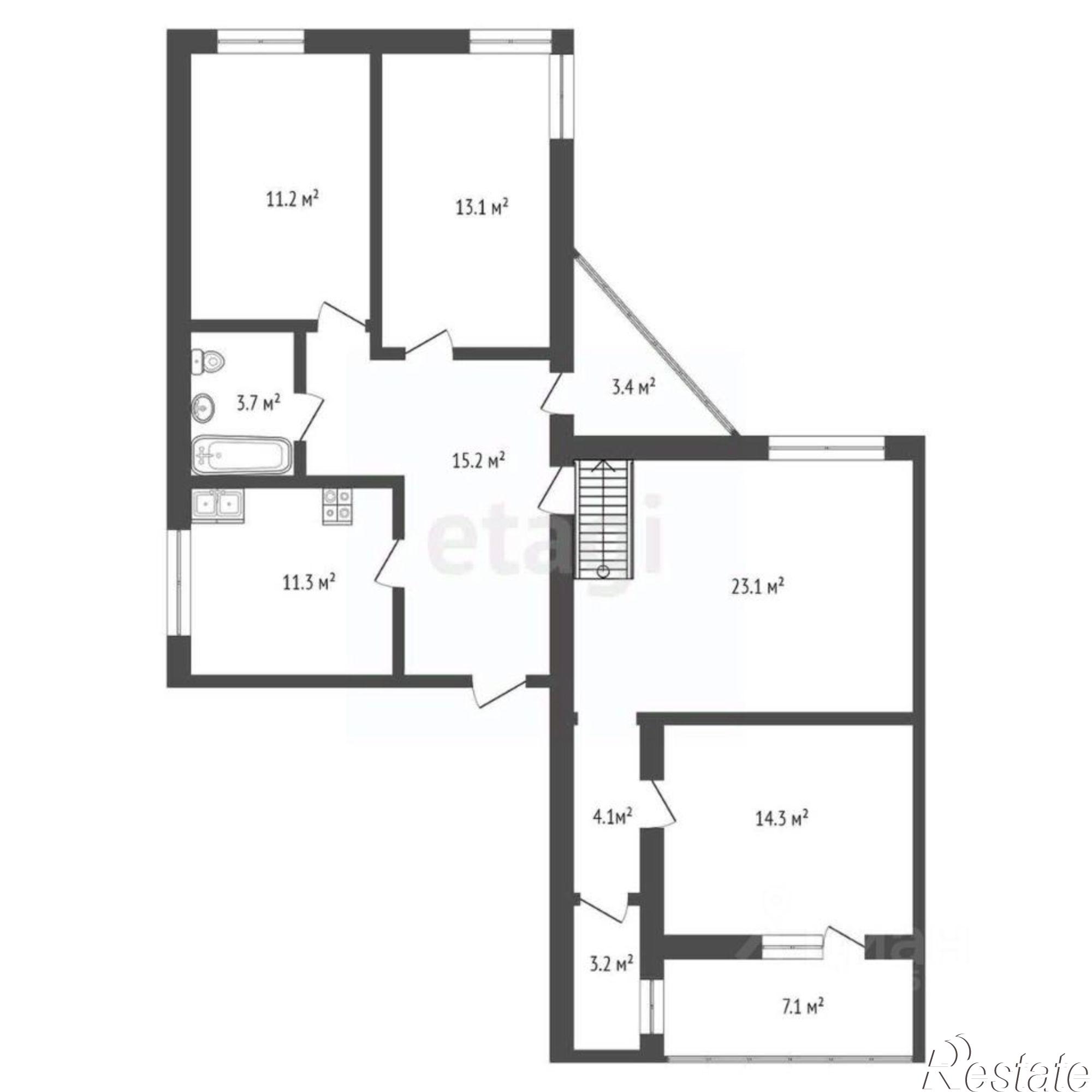 Купить квартиру за 7 250 000 рублей на ул Зоологическая, 9