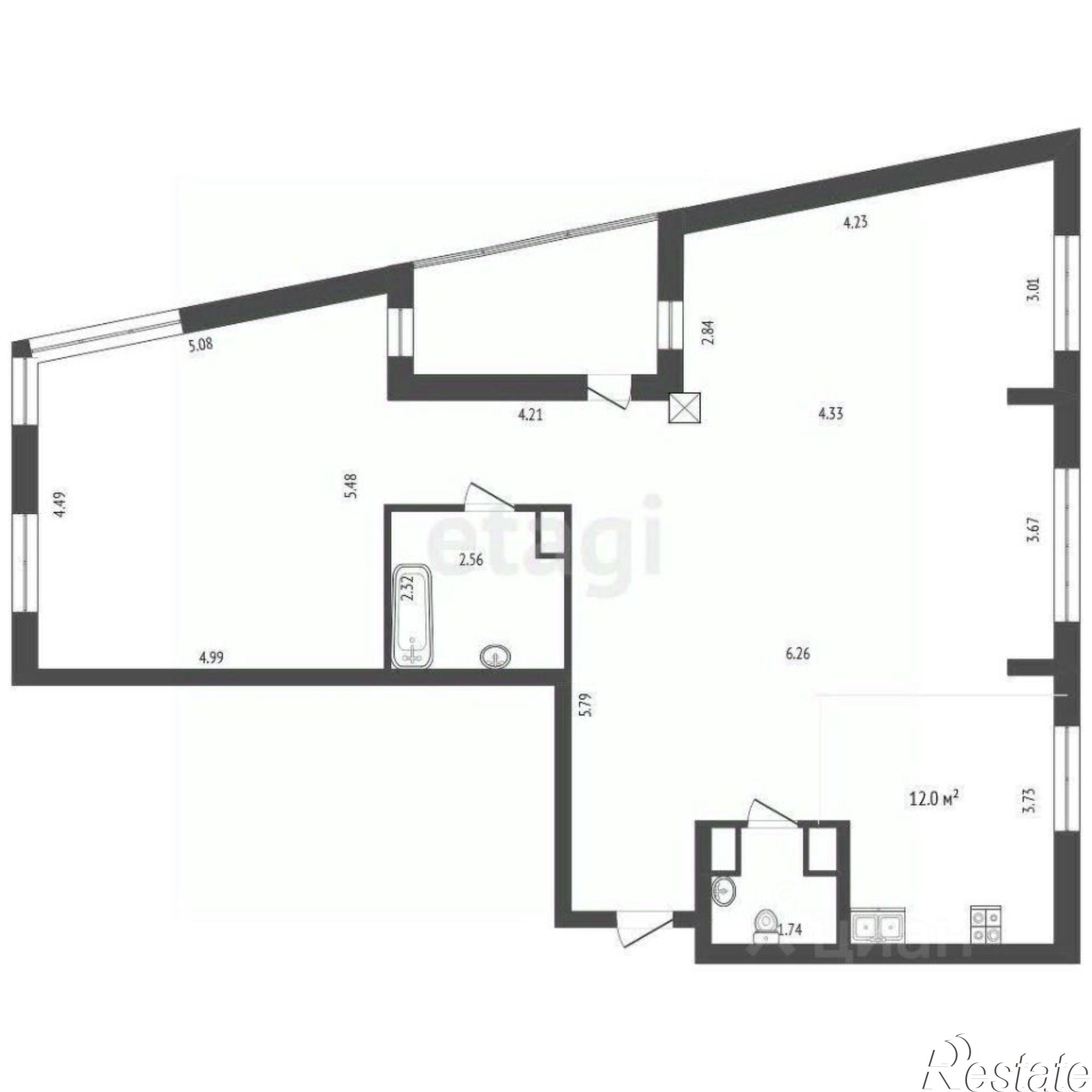 Купить квартиру за 23 000 000 рублей на пр-кт Шолохова, 211/1 1