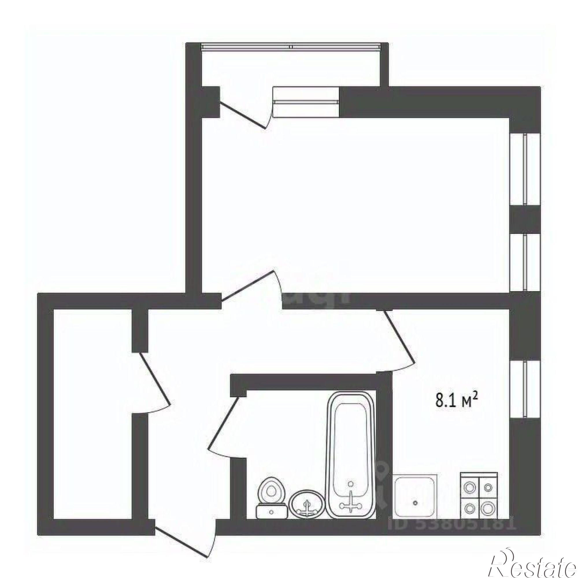 Купить квартиру за 4 580 000 рублей на ул Каракумская, 104