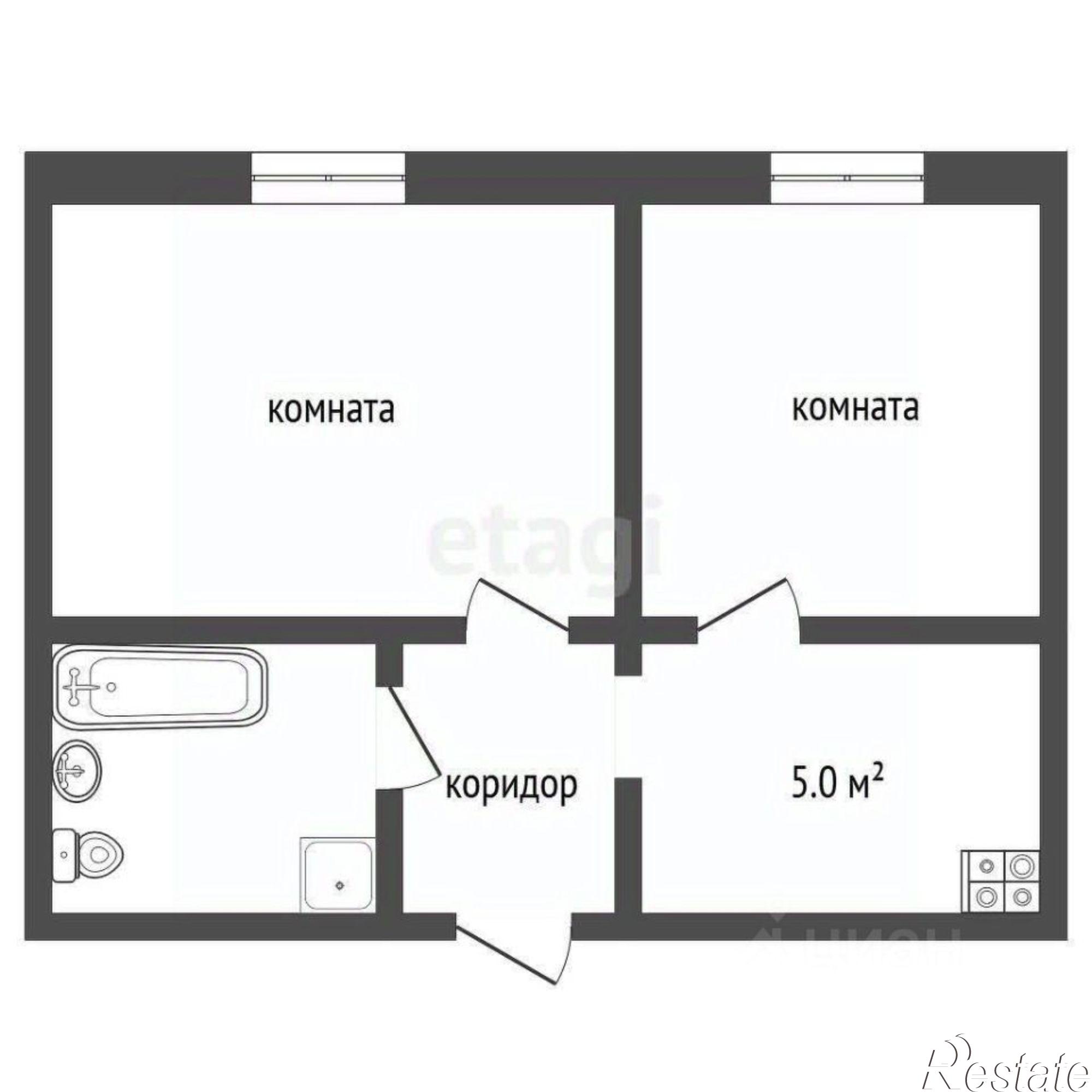Купить квартиру за 3 800 000 рублей на улица Беляева, 24 к2