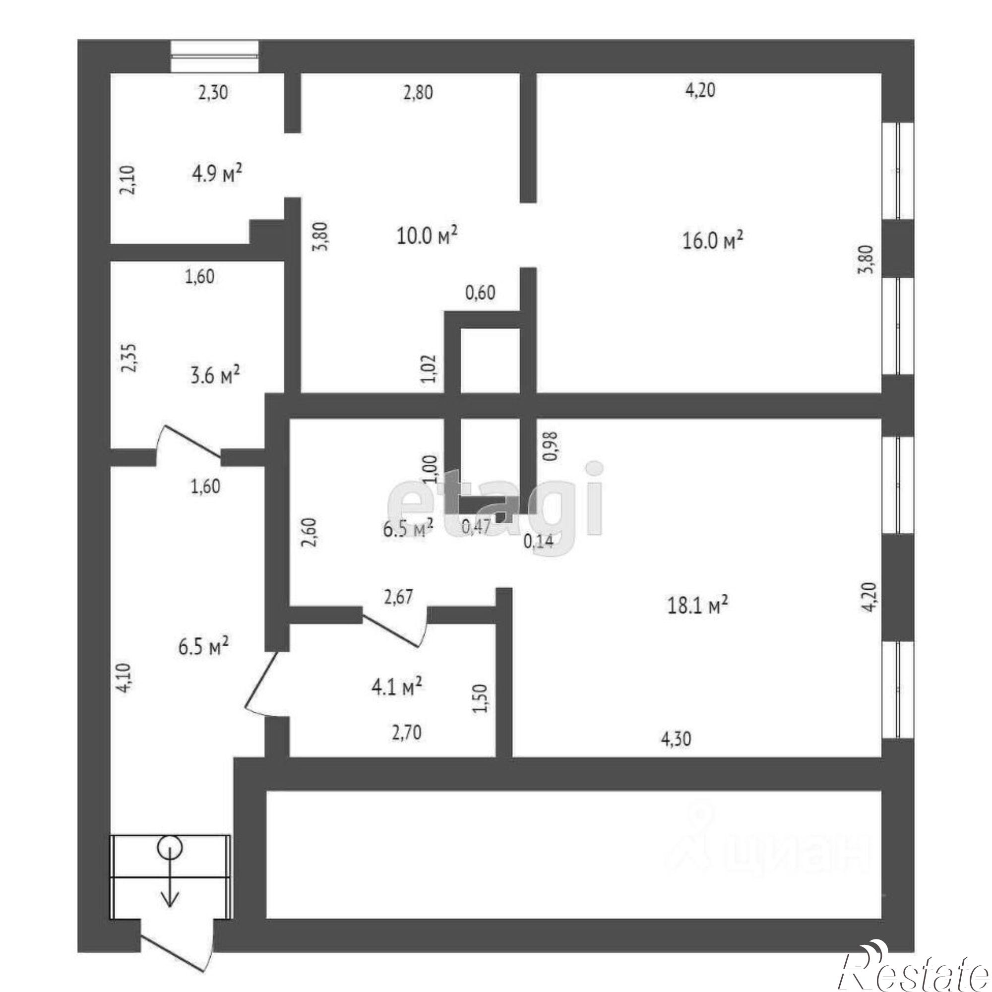 Купить офис, помещение под офис за 2 767 940 рублей на ул Черевичкина, 58