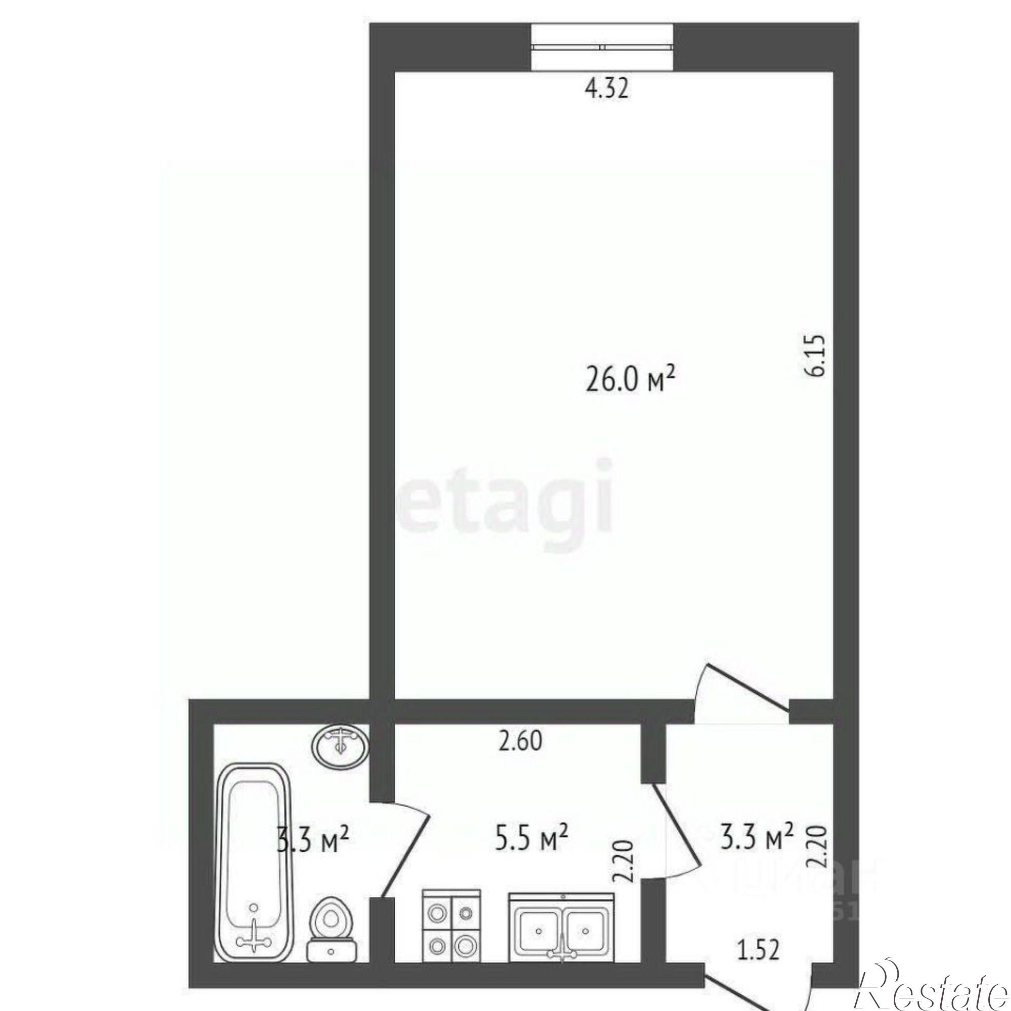 Купить квартиру за 3 500 000 рублей на переулок Островского, 47
