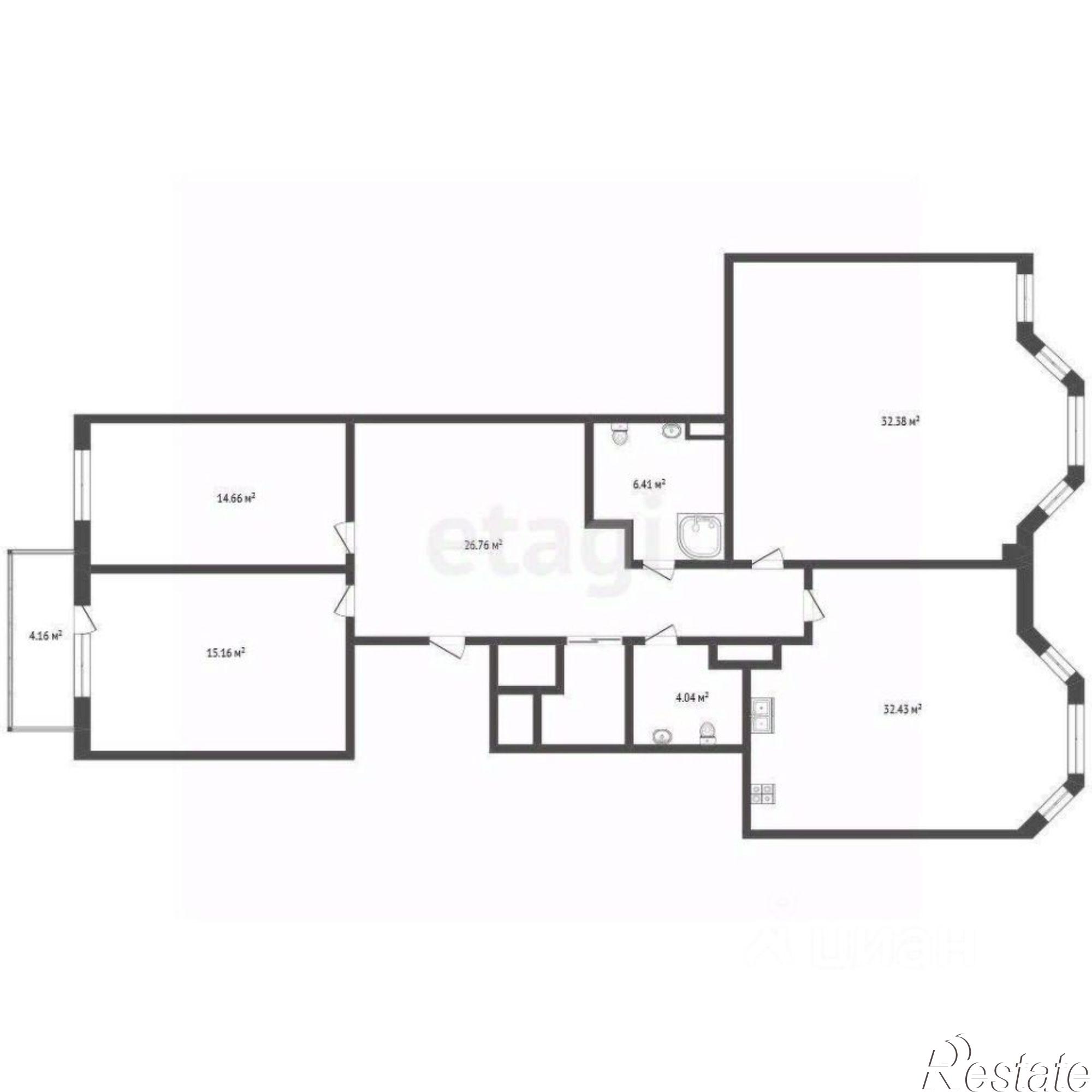 Купить квартиру за 34 500 000 рублей на ул Максима Горького, 102