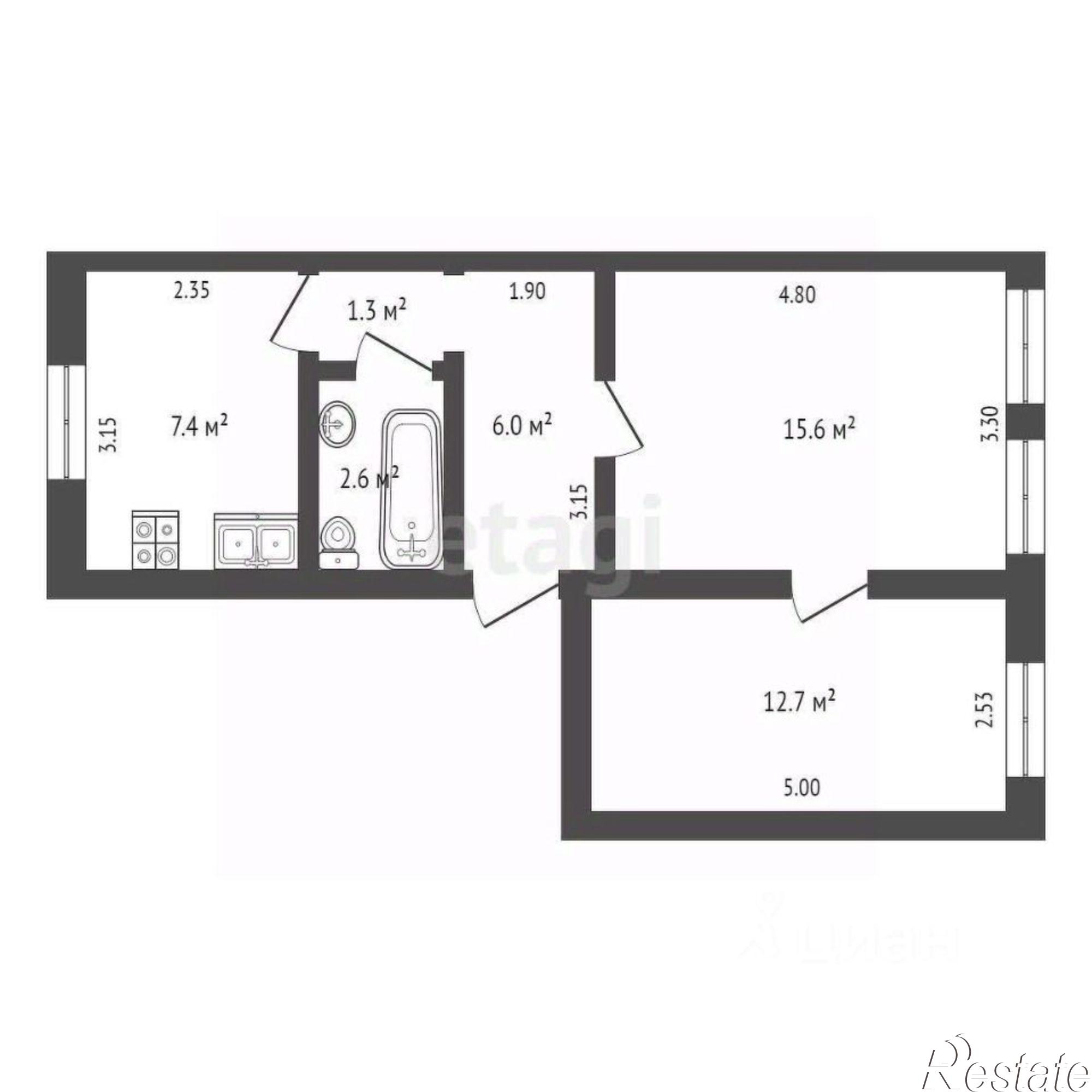 Купить квартиру за 4 150 000 рублей на ул Зоологическая, 7