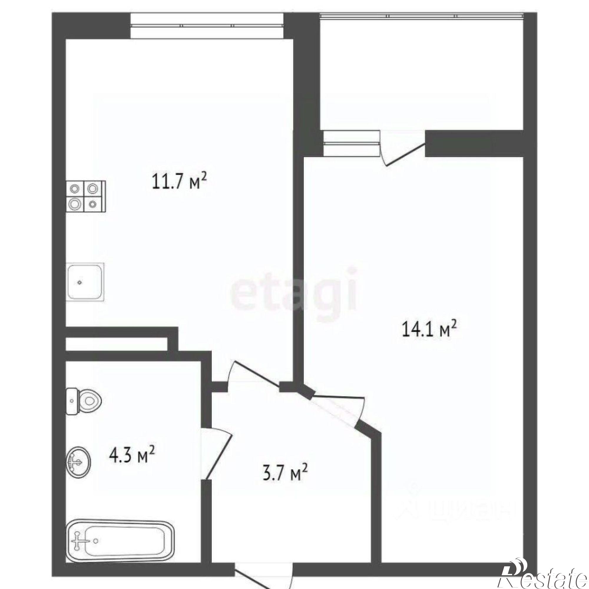 Купить квартиру за 5 490 000 рублей на улица Бориса Слюсаря, 23 с2