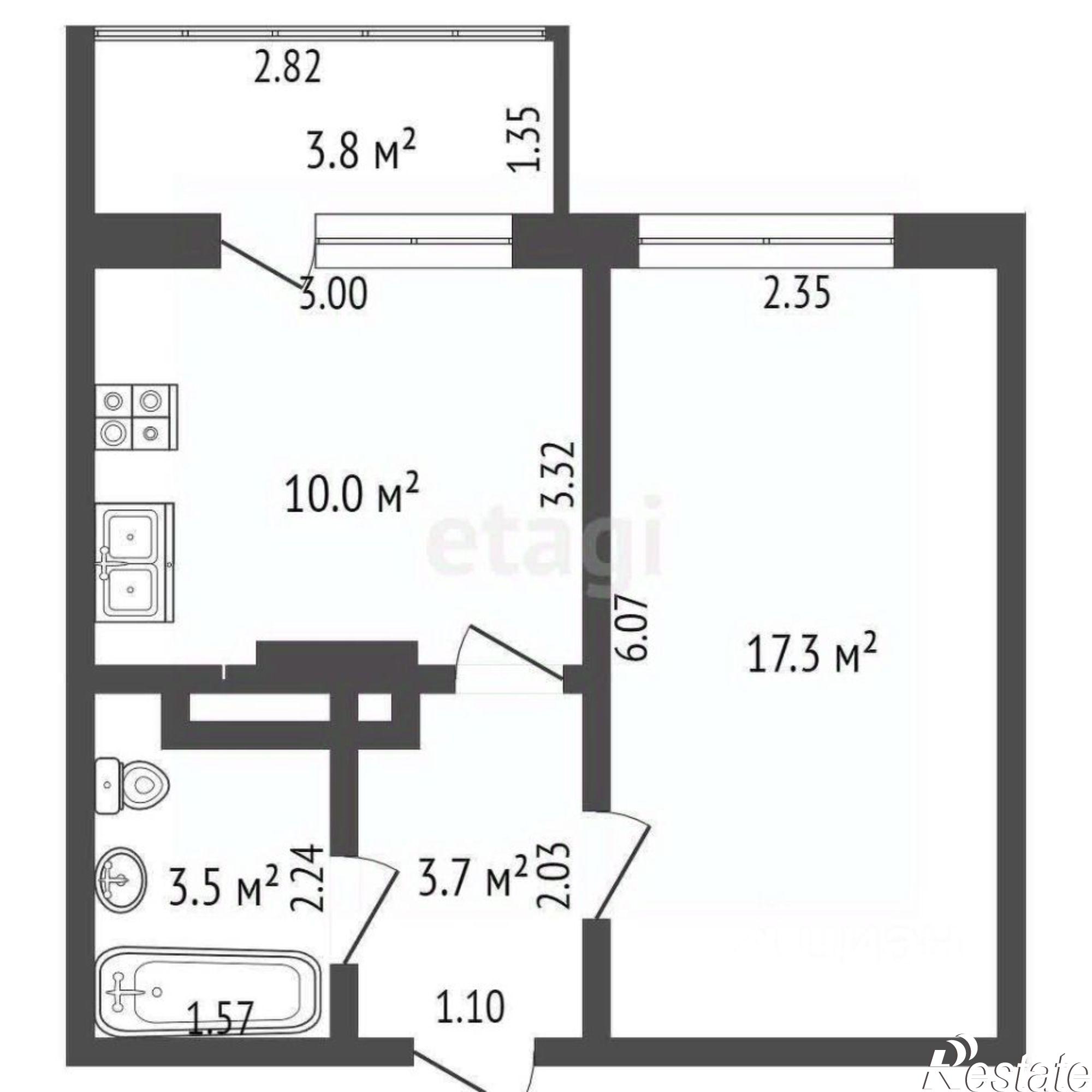 Купить квартиру за 4 750 000 рублей на ул Извилистая, 19