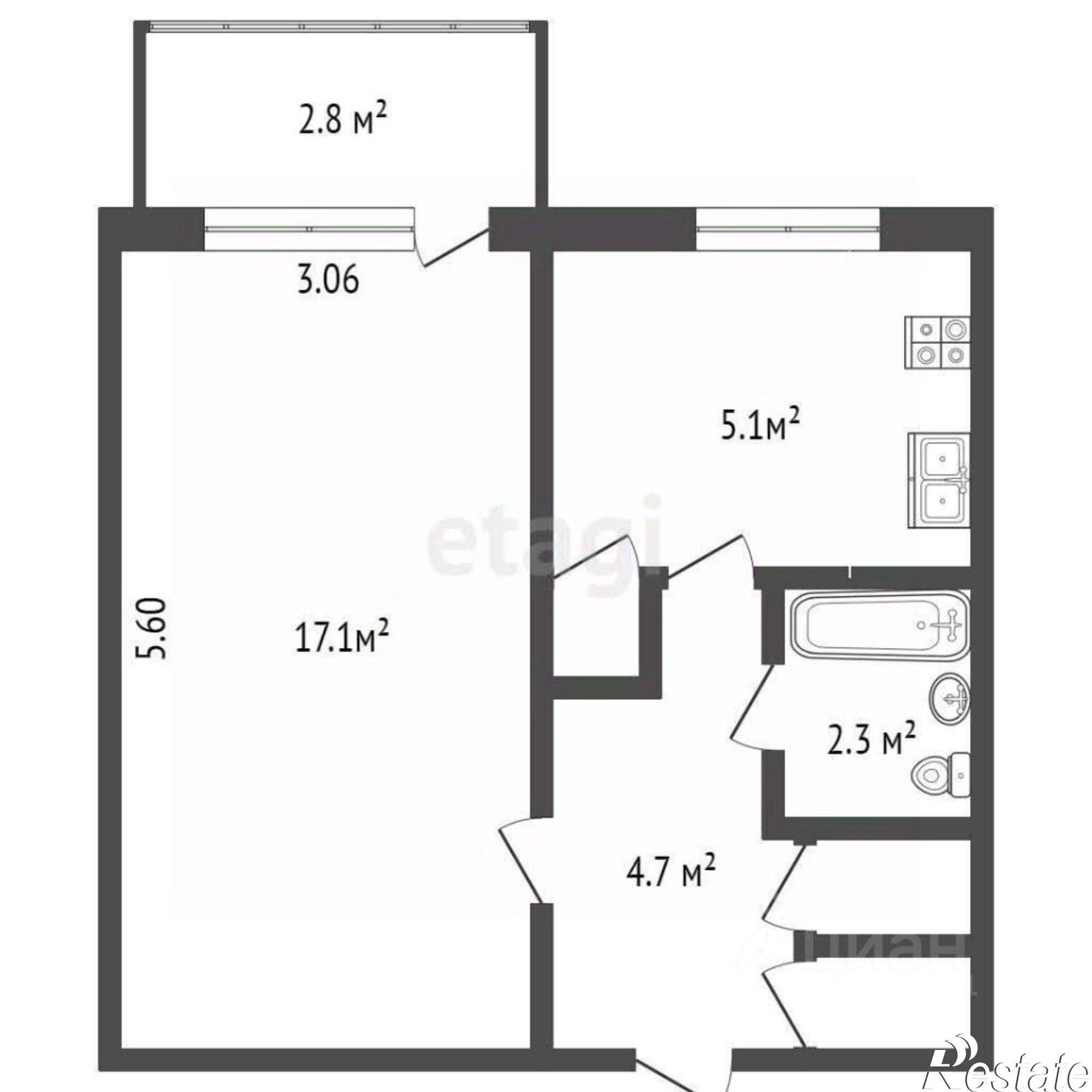Купить квартиру за 2 790 000 рублей на Орбитальная улица, 68
