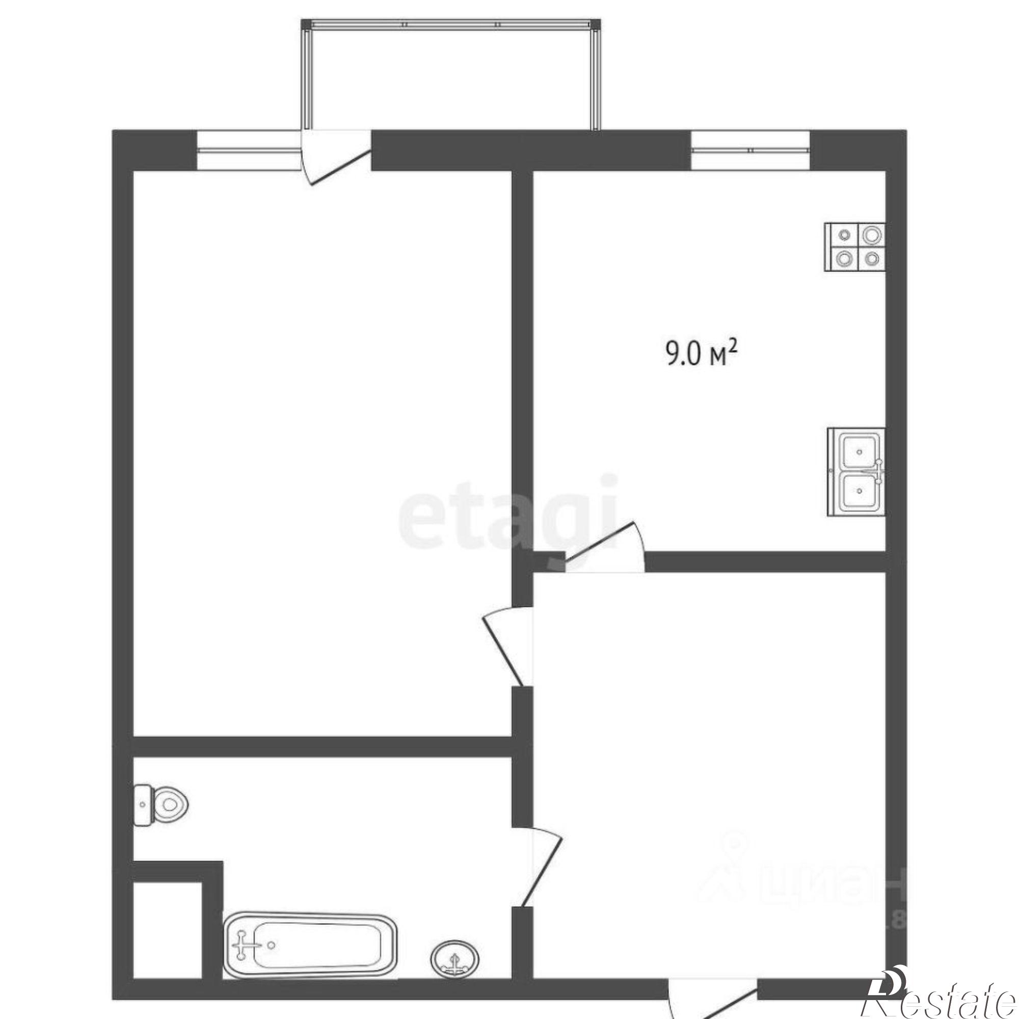 Купить квартиру за 5 300 000 рублей на Таврическая улица, 4