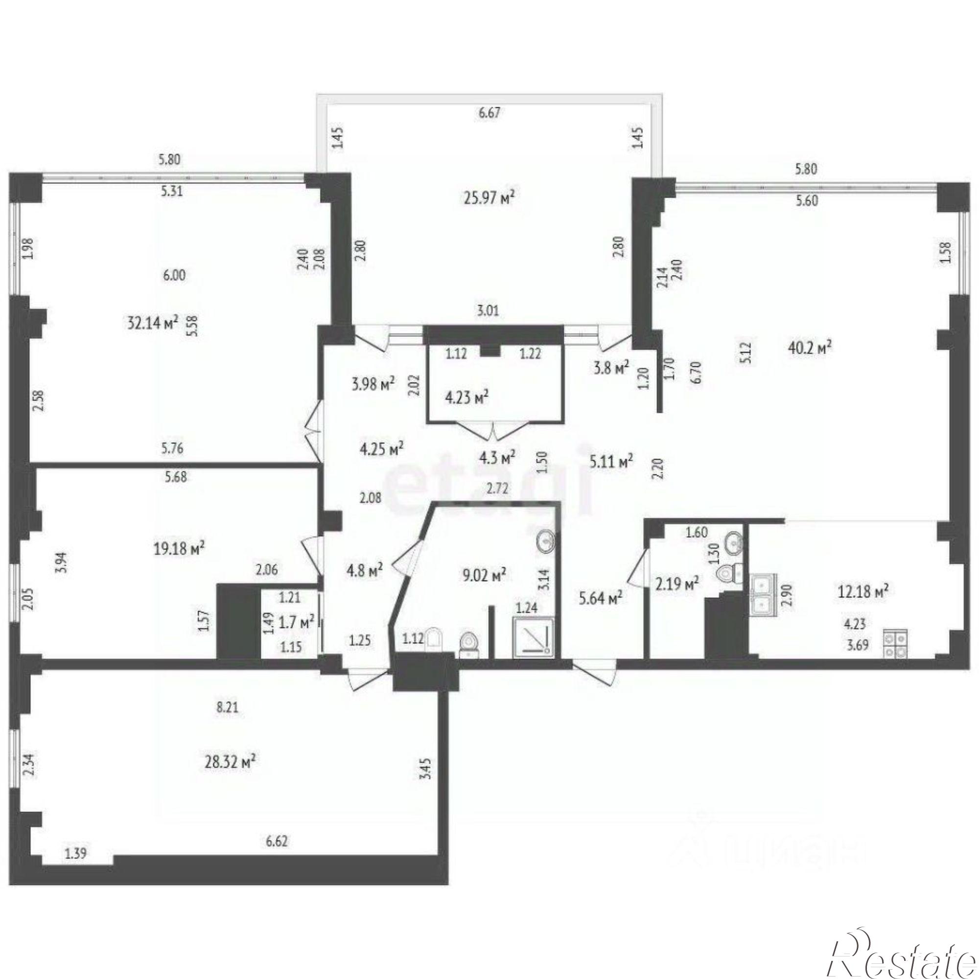 Купить квартиру за 51 500 000 рублей на ул Козлова, 65в