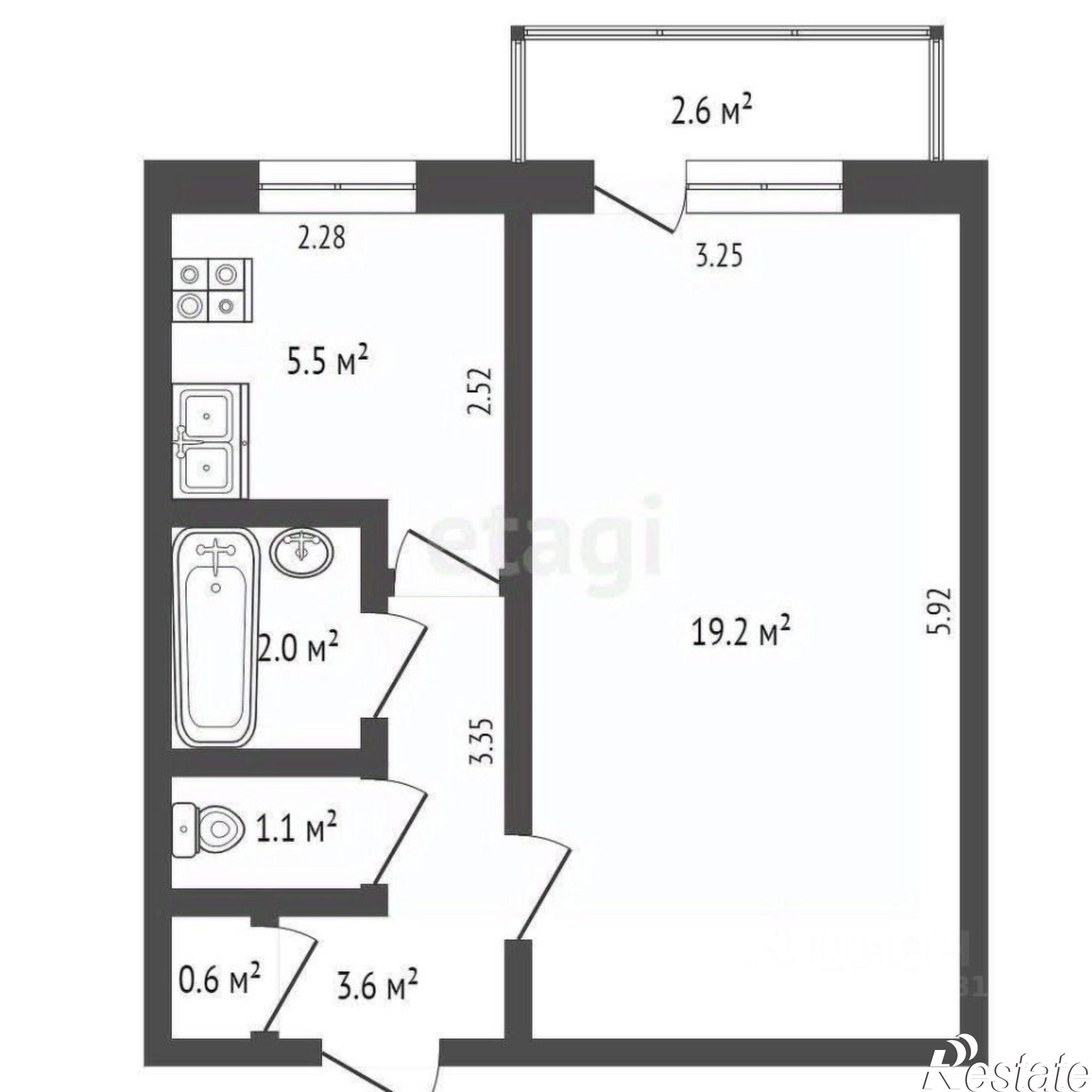 Купить квартиру за 4 300 000 рублей на ул 2-я Краснодарская, 149
