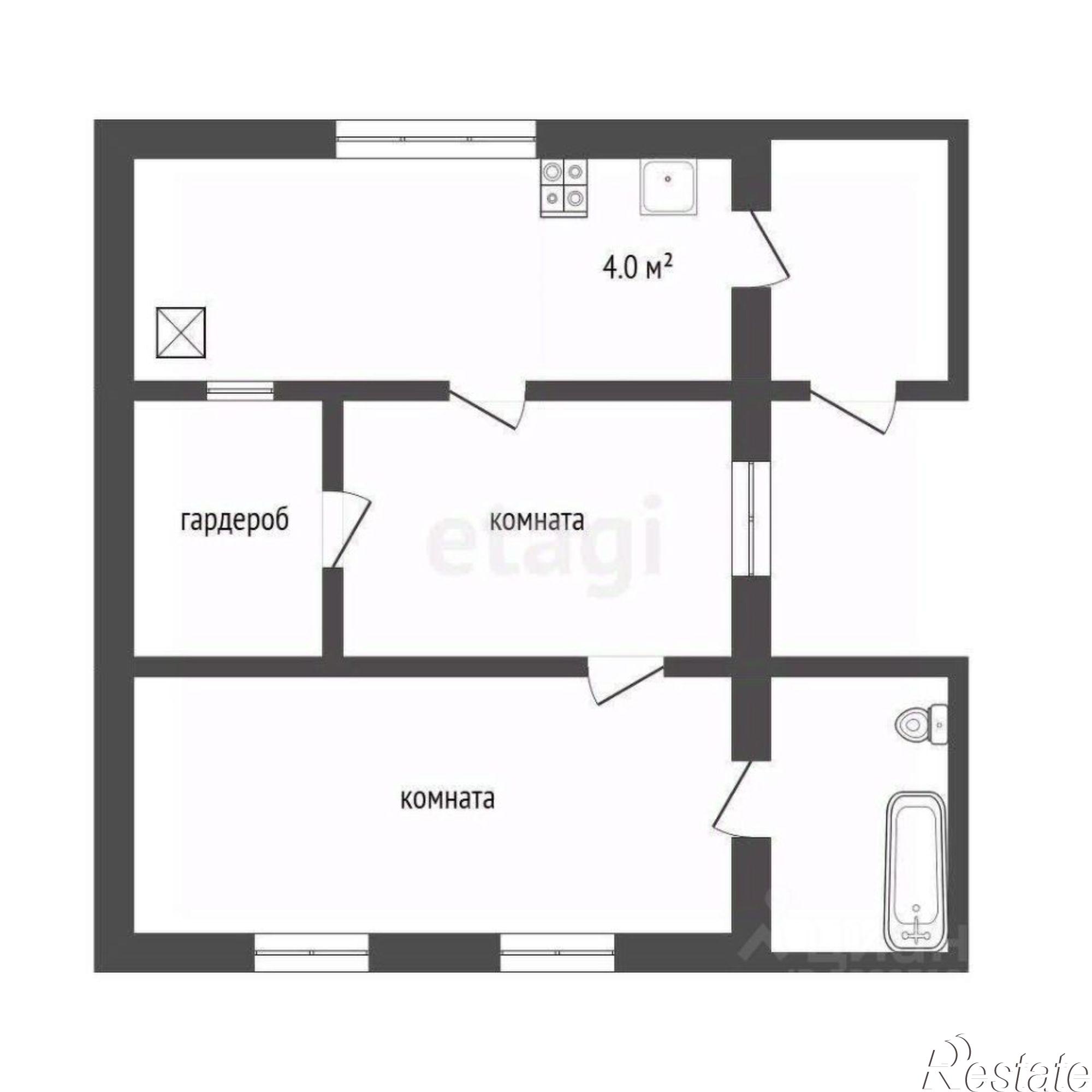 Купить квартиру за 2 950 000 рублей на Балашовская улица, 11