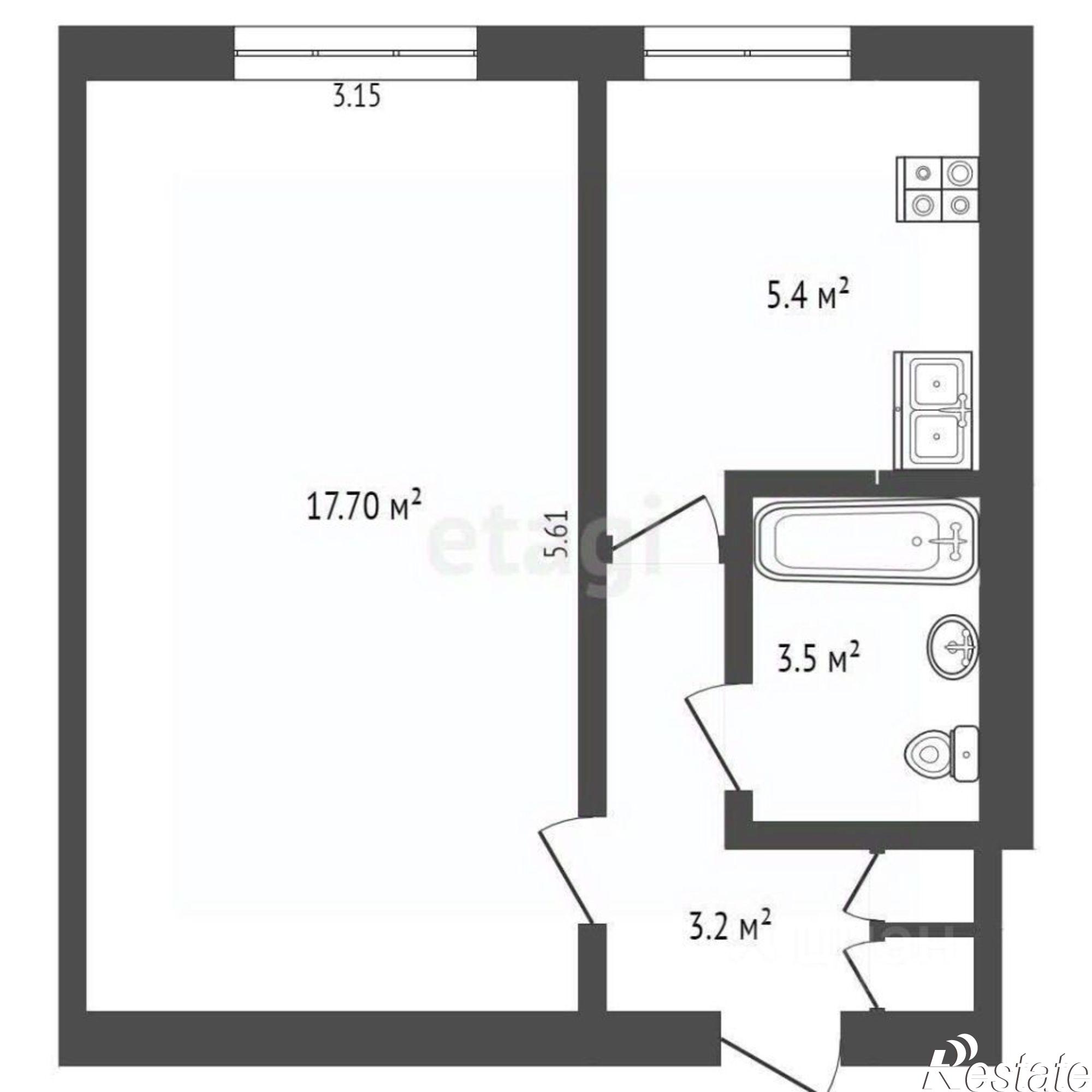 Купить квартиру за 2 842 000 рублей на проспект Стачки, 221
