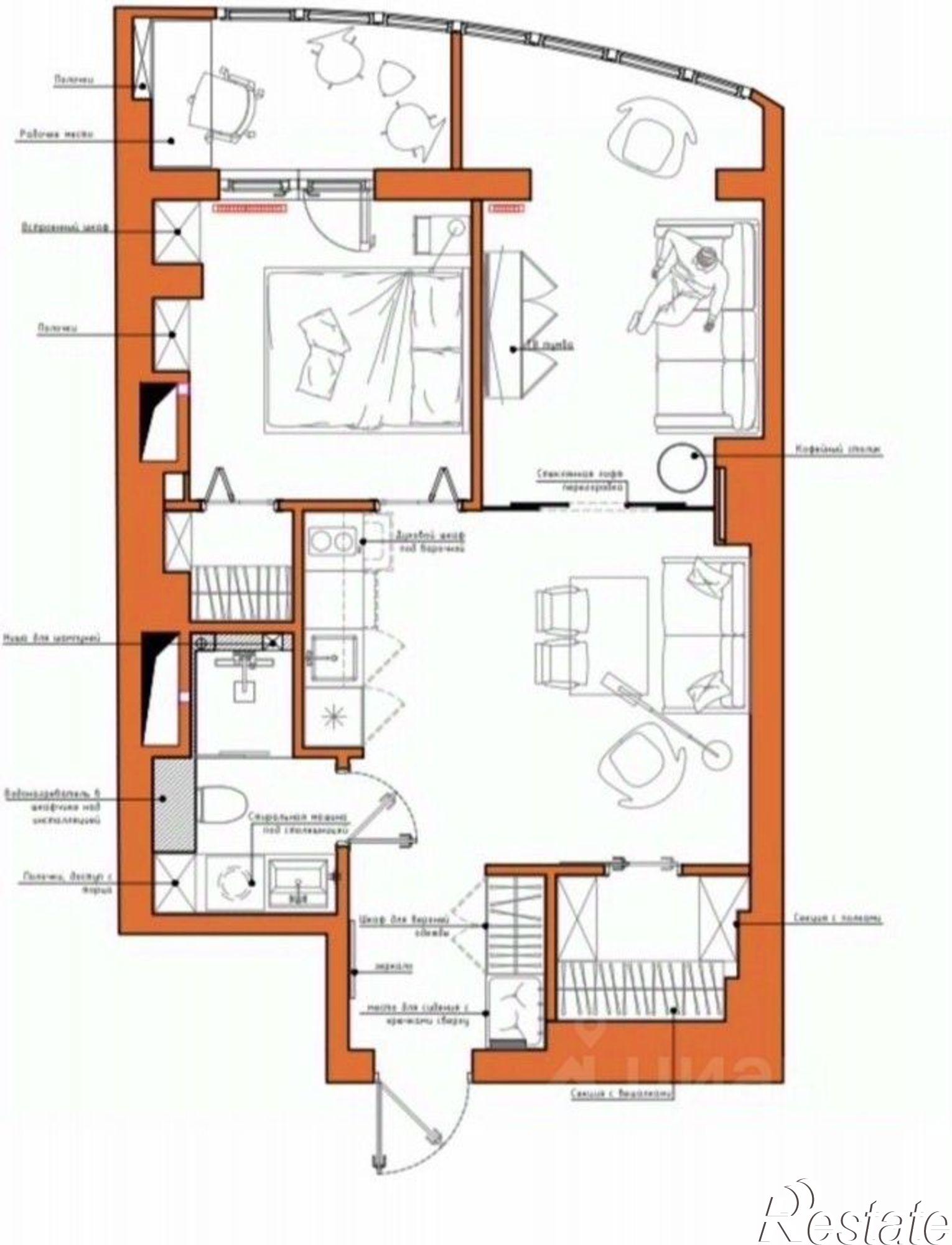 Купить квартиру за 8 490 000 рублей на Нижегородская улица, 38