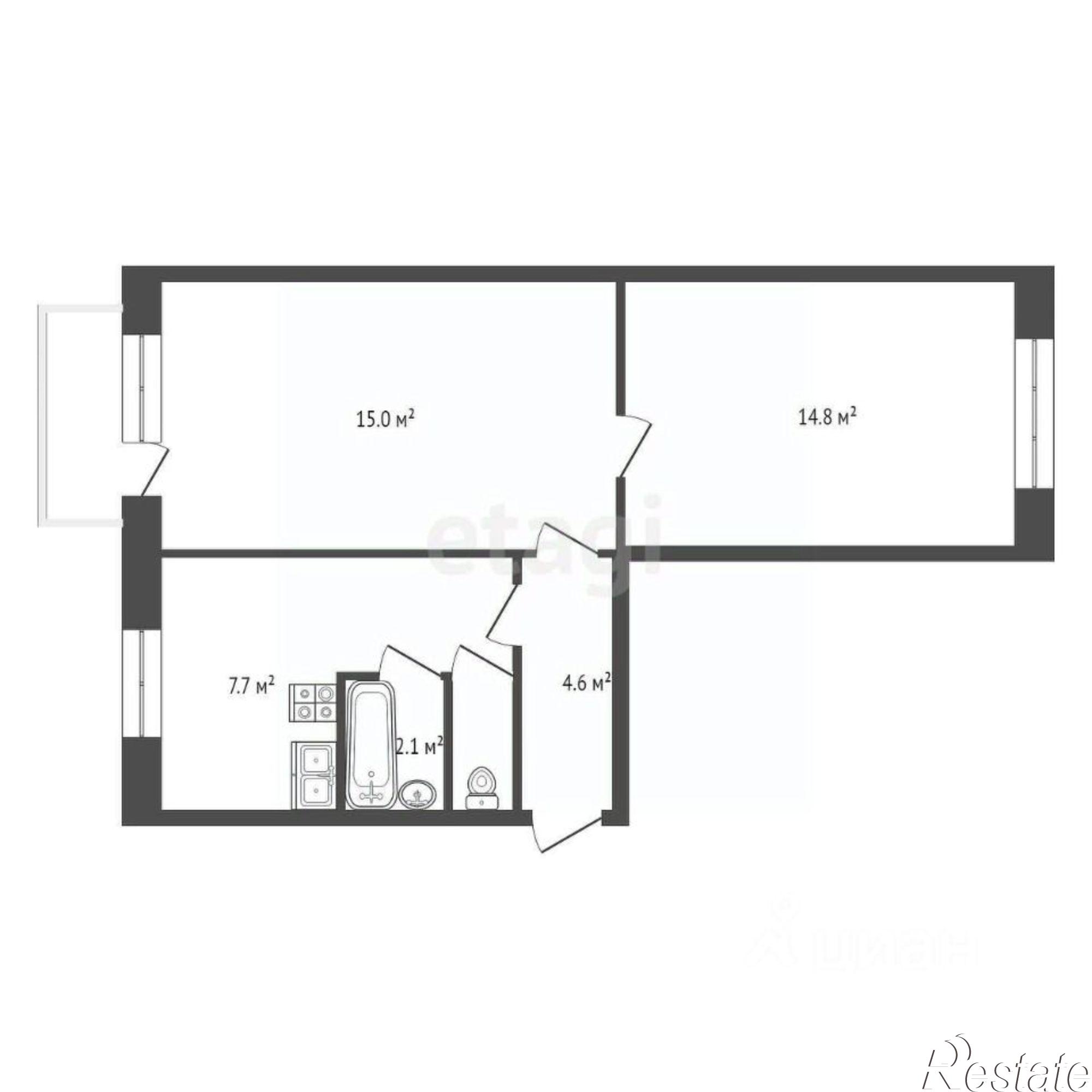 Купить квартиру за 4 200 000 рублей на ул Вятская, 57