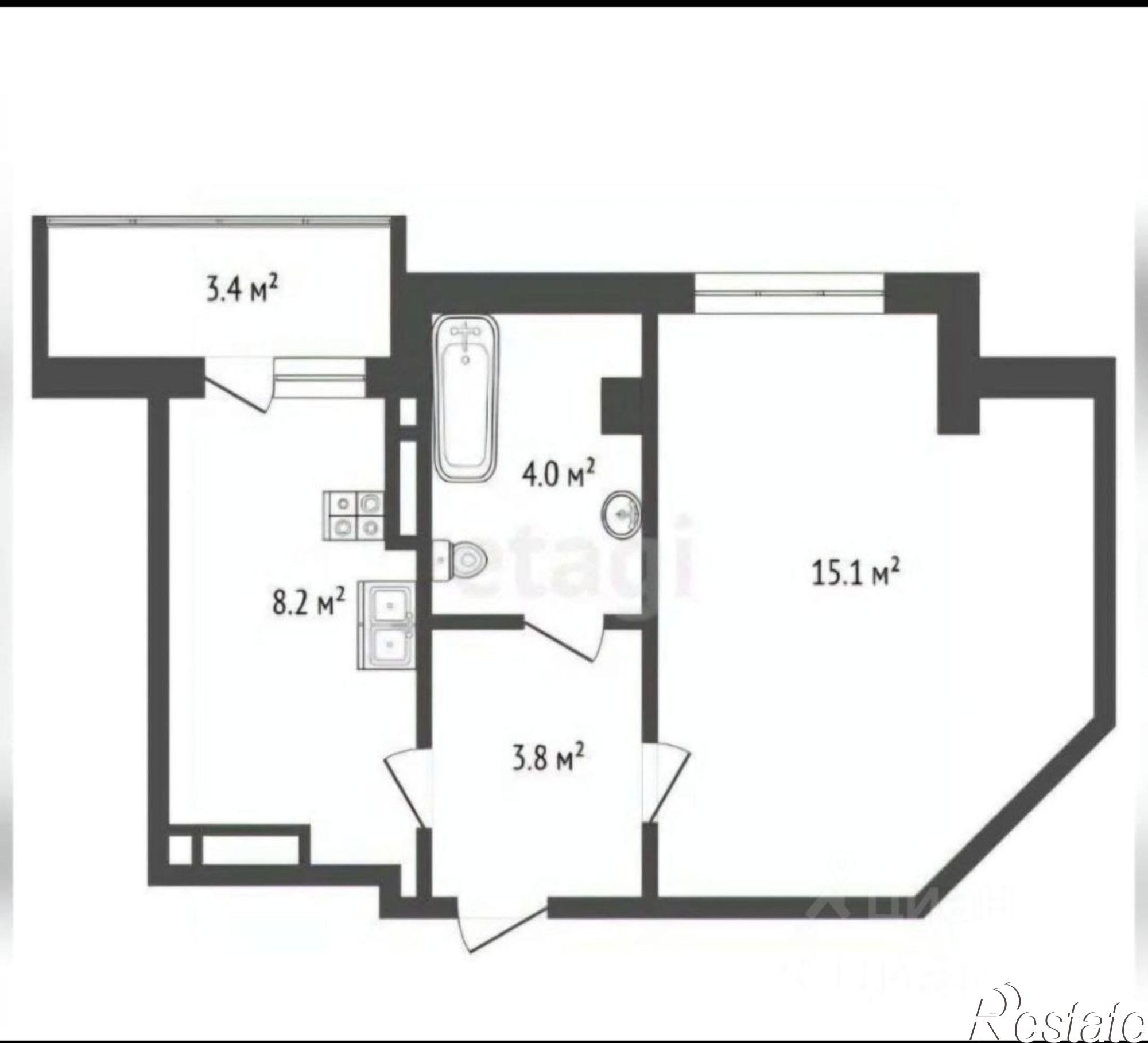 Купить квартиру за 5 450 000 рублей на ул Герасименко, 17/2