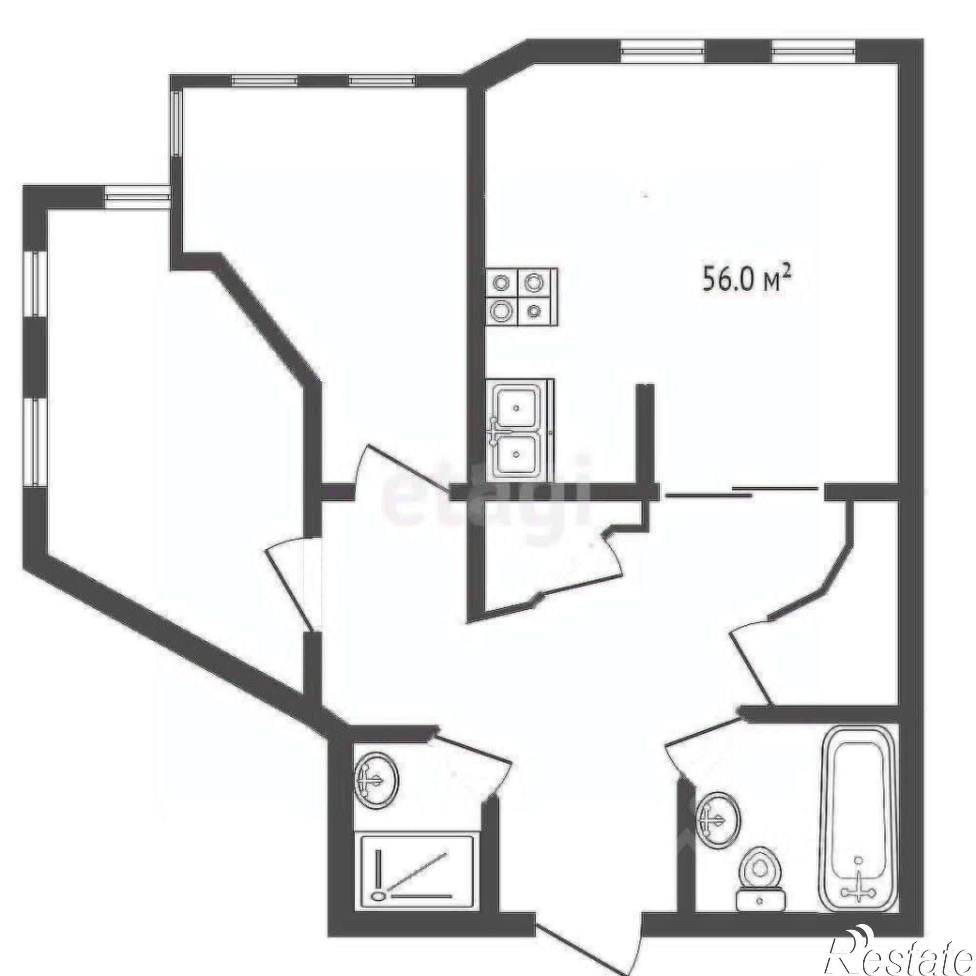 Купить квартиру за 17 400 000 рублей на улица Петрашевского, 36