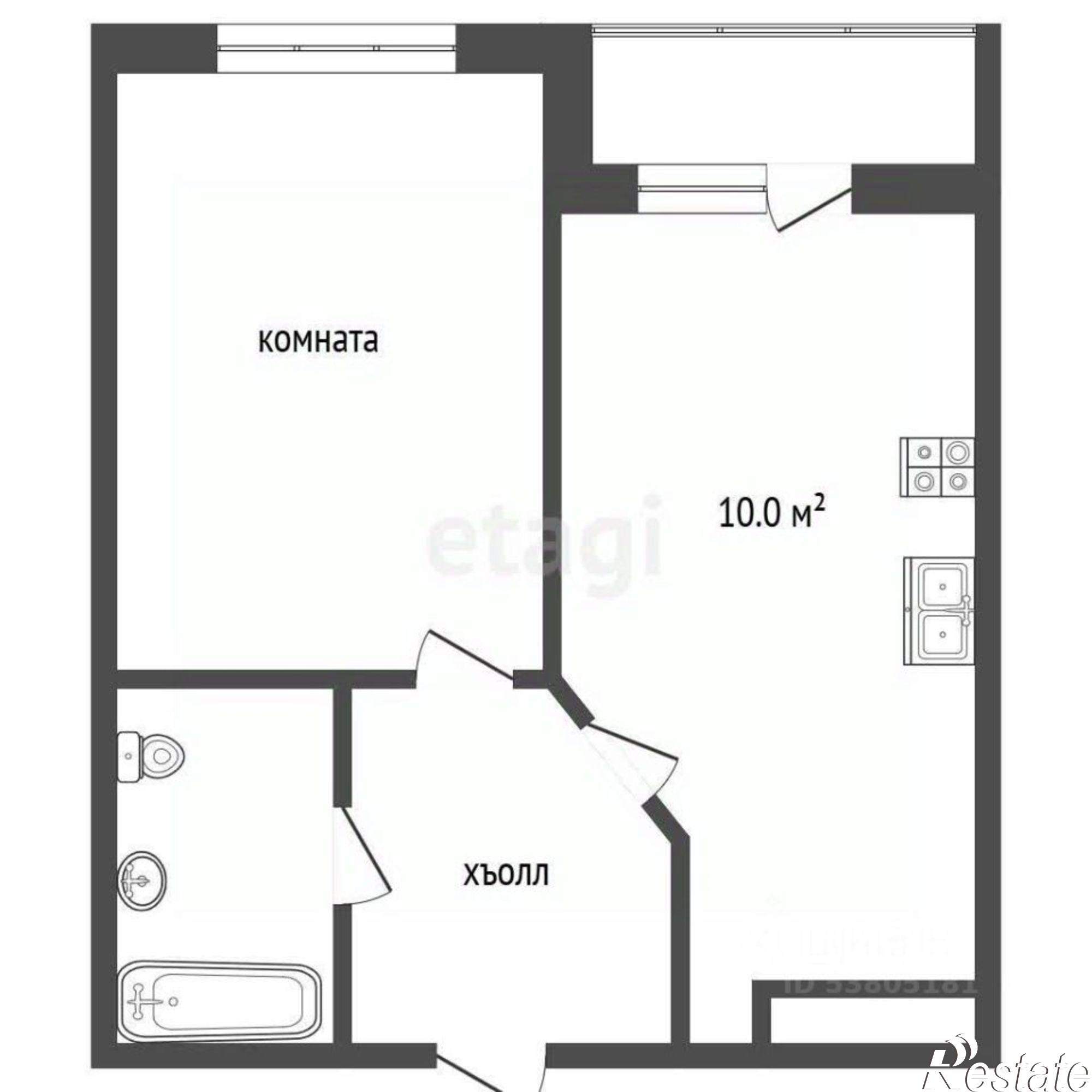 Купить квартиру за 5 700 000 рублей на улица Бориса Слюсаря, 21 с2