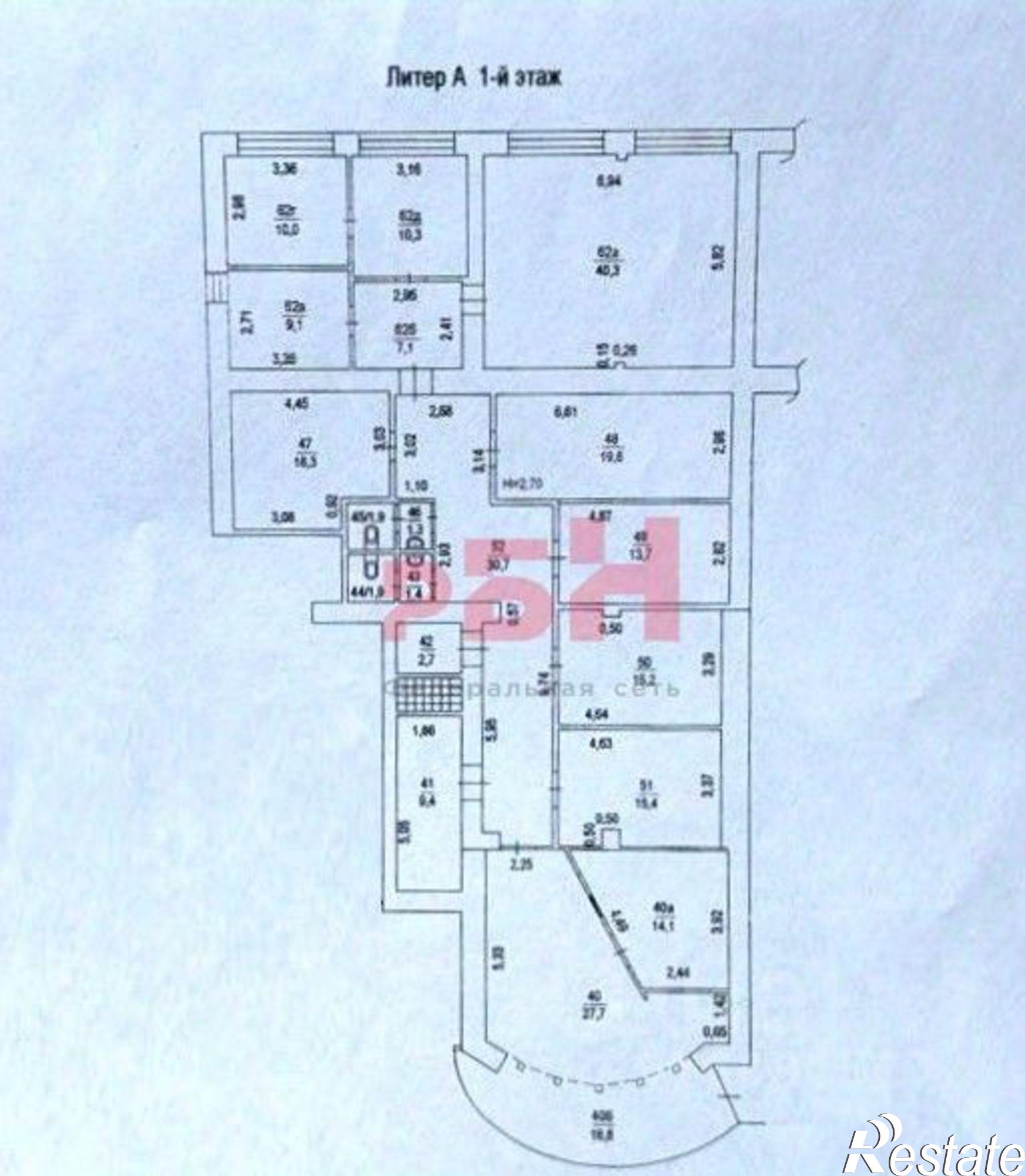 Купить помещение свободного назначения за 65 500 000 рублей на ул Лермонтовская, 100