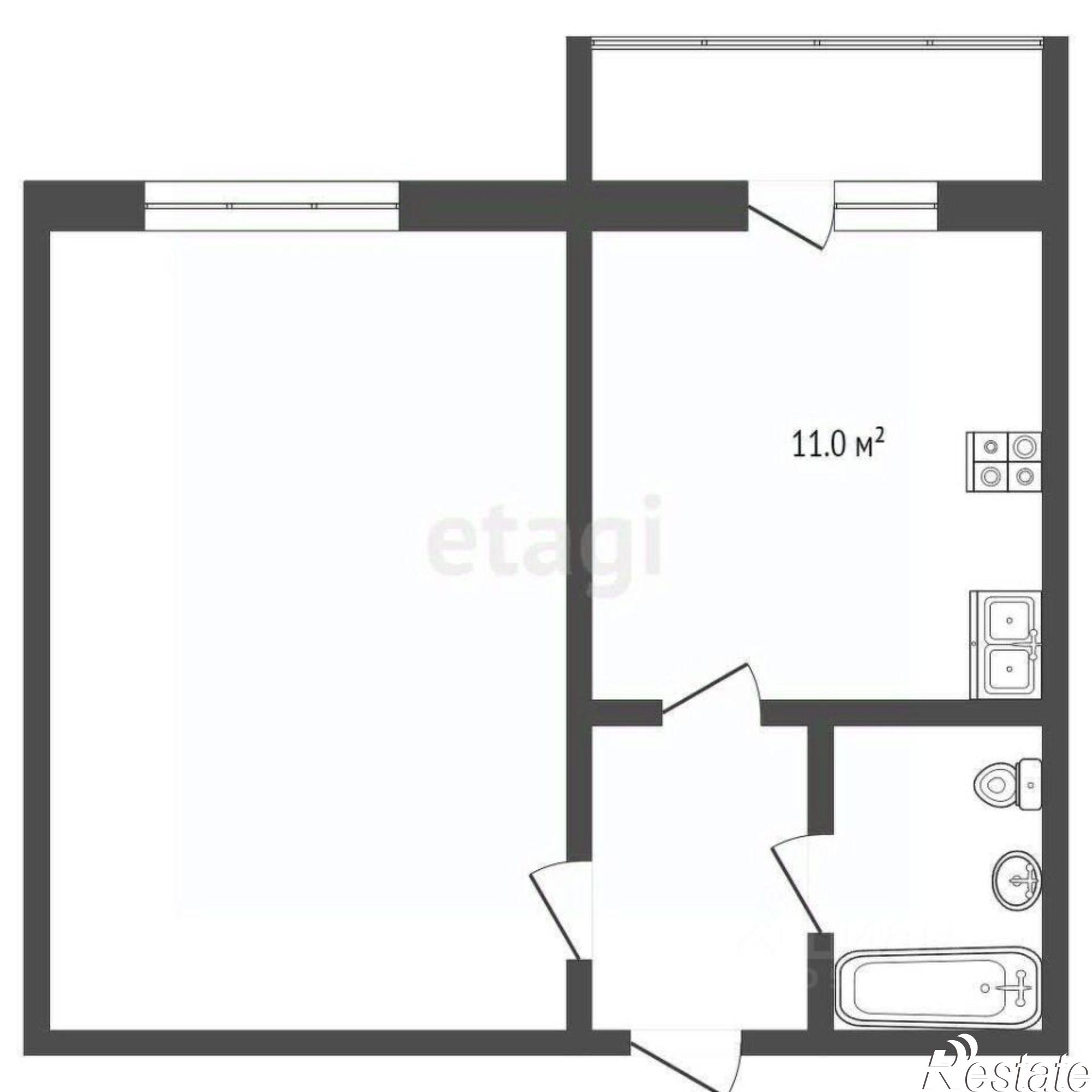 Купить квартиру за 4 300 000 рублей на ул Висаитова, 10