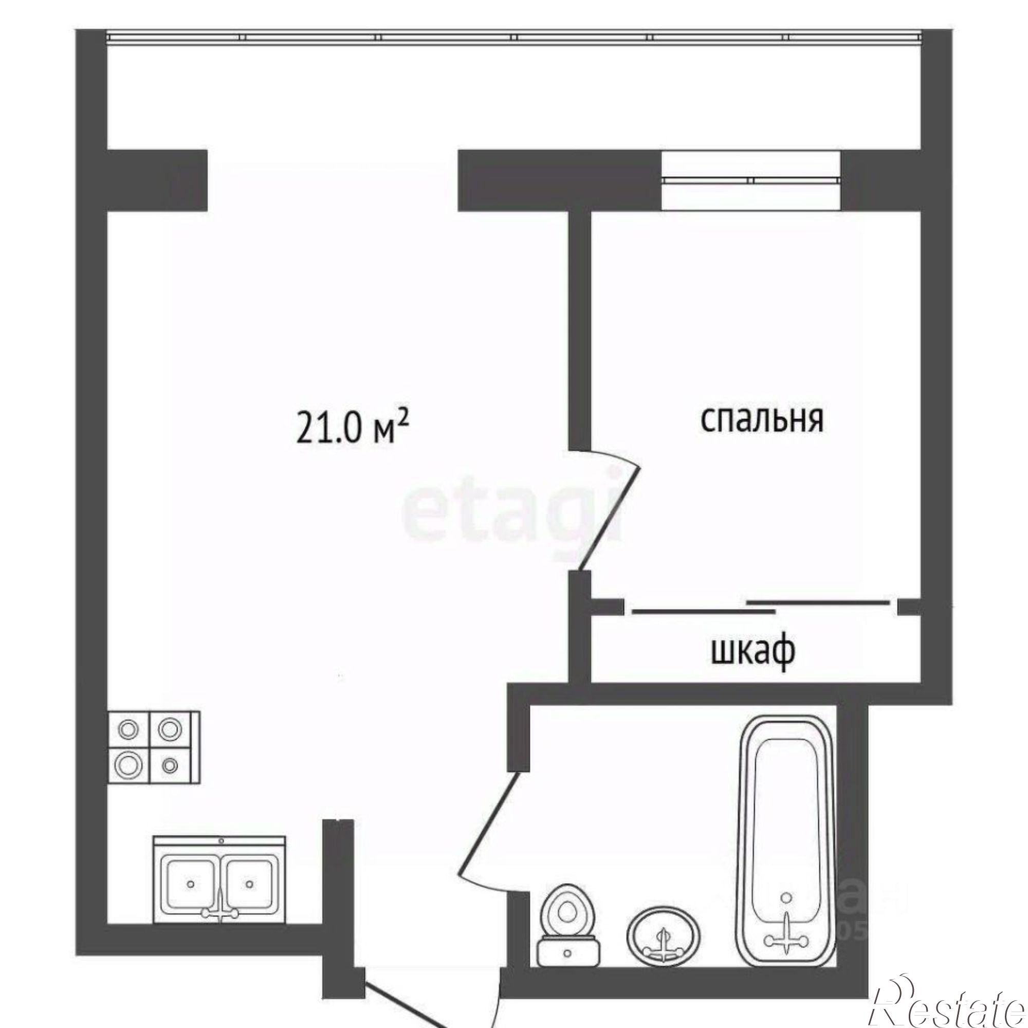 Купить квартиру за 6 700 000 рублей на ул Вересаева, 103В
