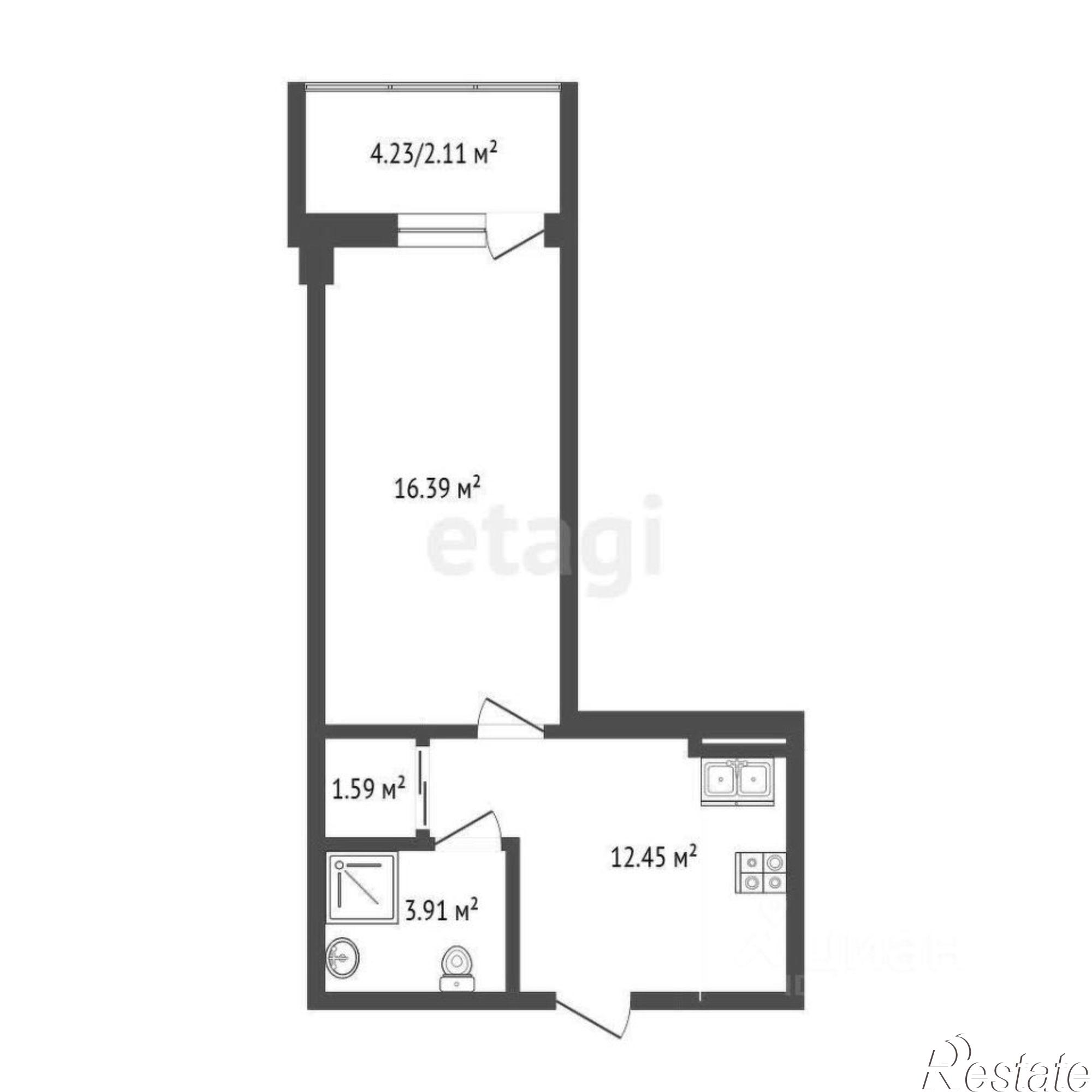 Купить квартиру за 9 000 000 рублей на Ворошиловский пр-кт, 82/4