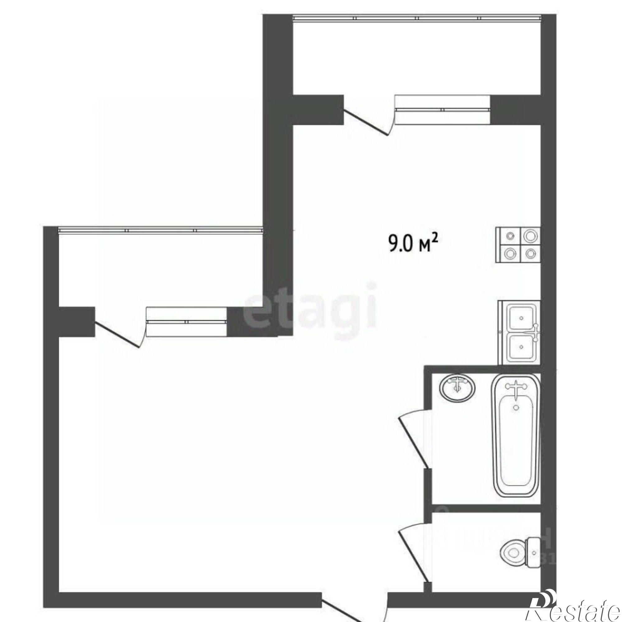 Купить квартиру за 7 250 000 рублей на проспект Ленина, 140А