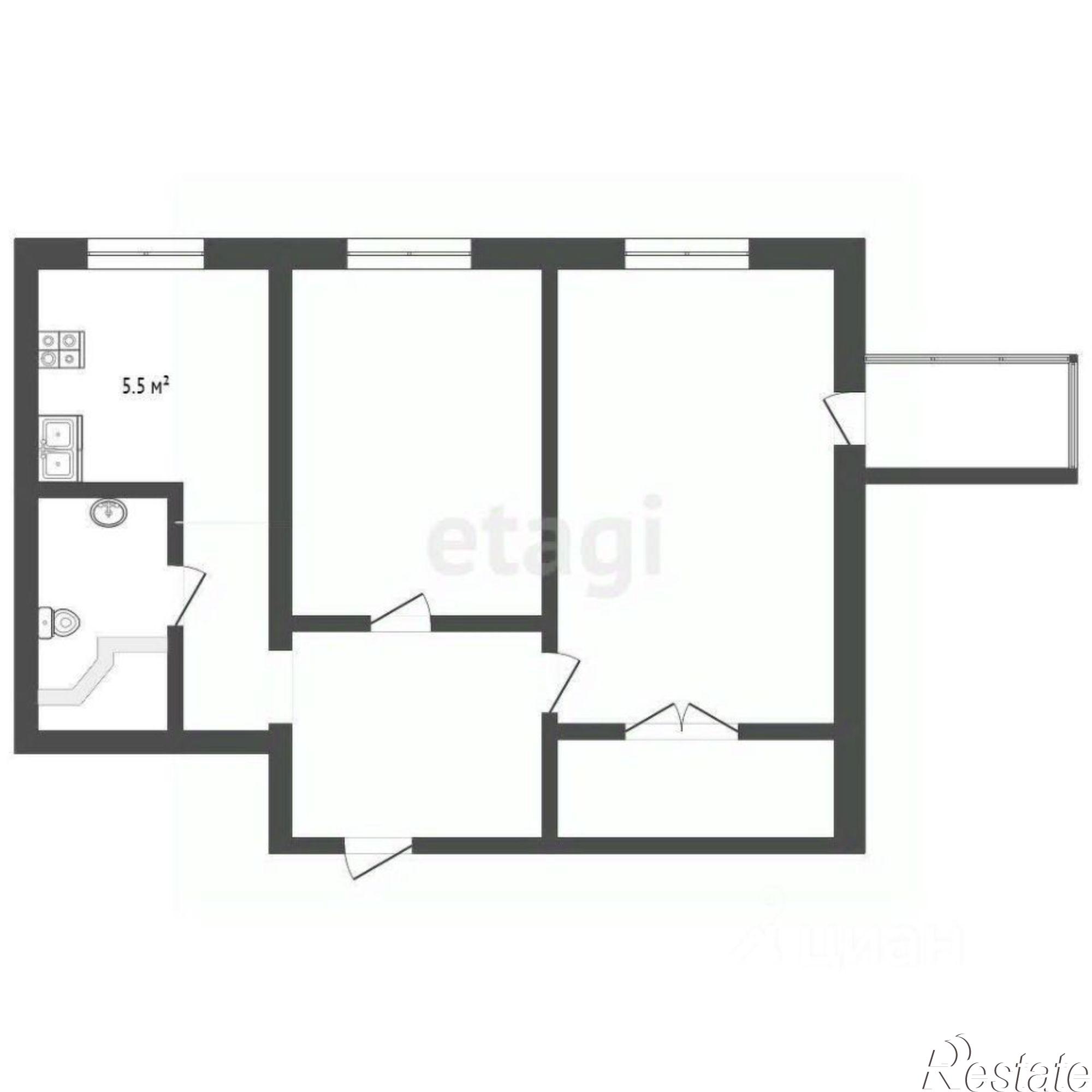 Купить квартиру за 6 180 000 рублей на пр-кт Соколова, 81/1