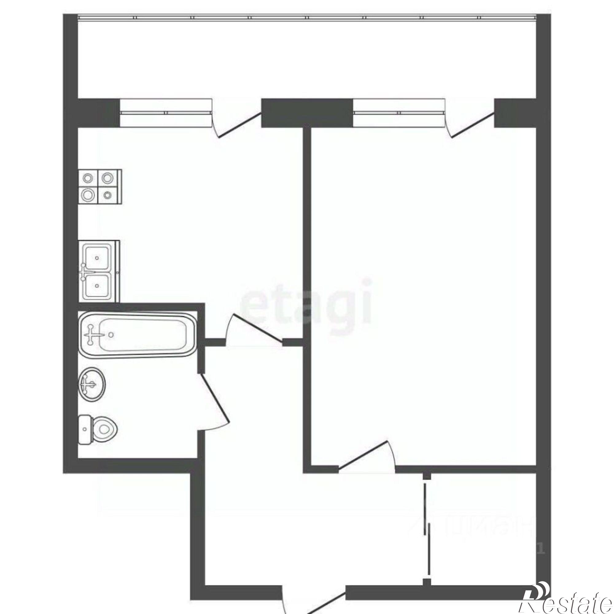 Купить квартиру за 5 600 000 рублей на Красноармейская улица, 3