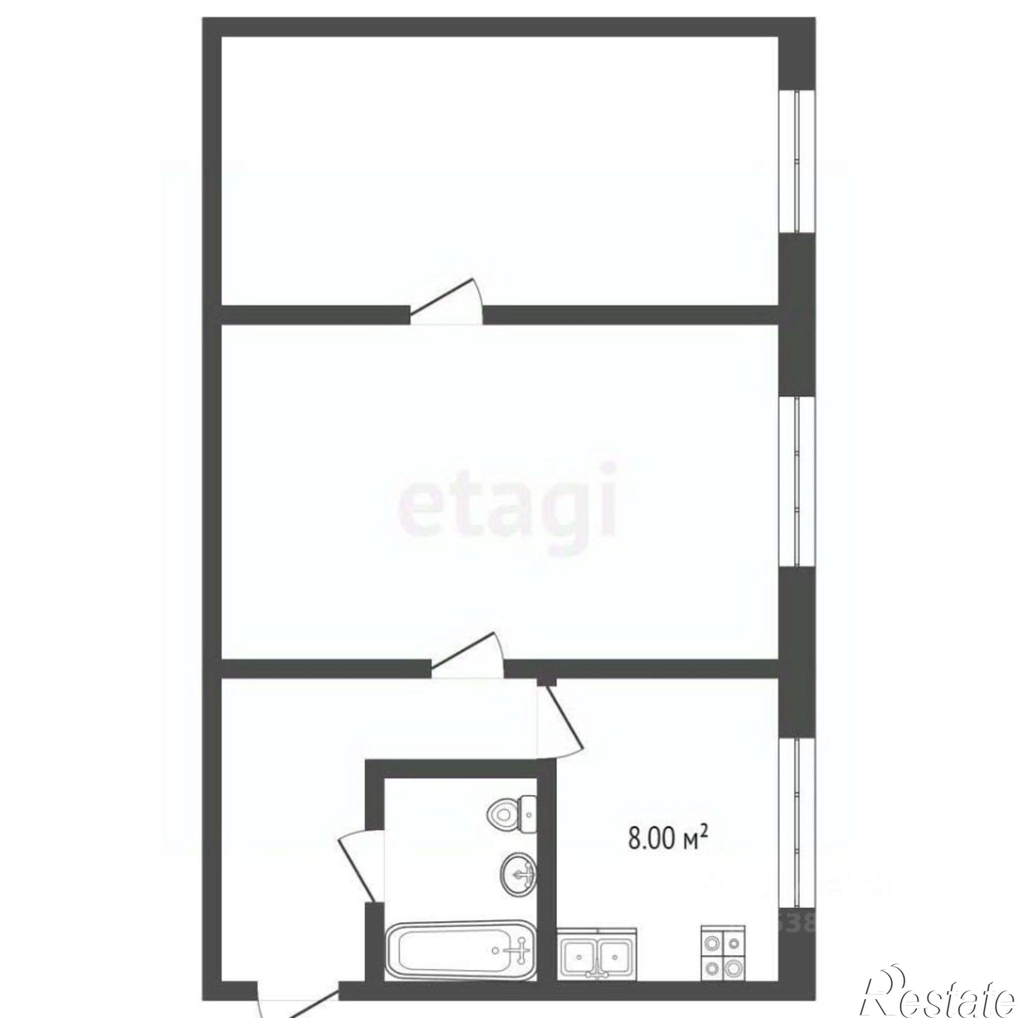 Купить квартиру за 3 200 000 рублей на ул Сейнерная, 35/6