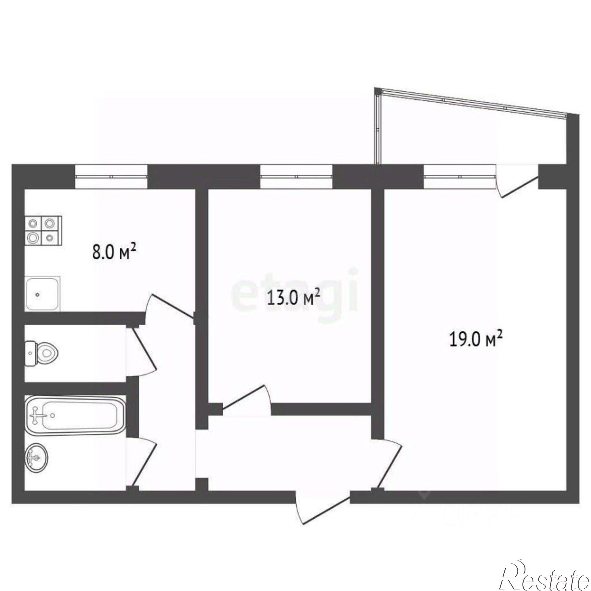 Купить квартиру за 5 999 000 рублей на проспект Королёва, 2