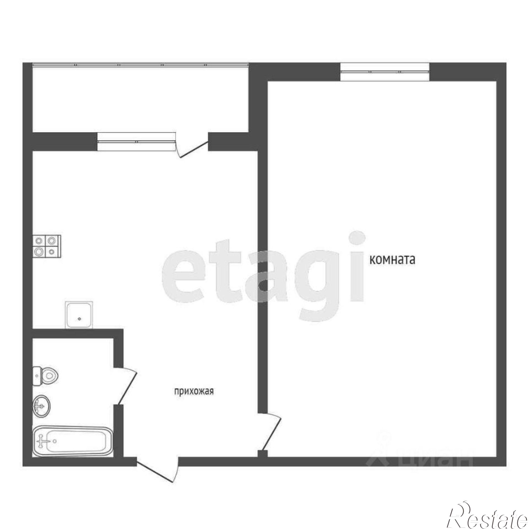 Купить квартиру за 3 900 000 рублей на пер Андреева, 9