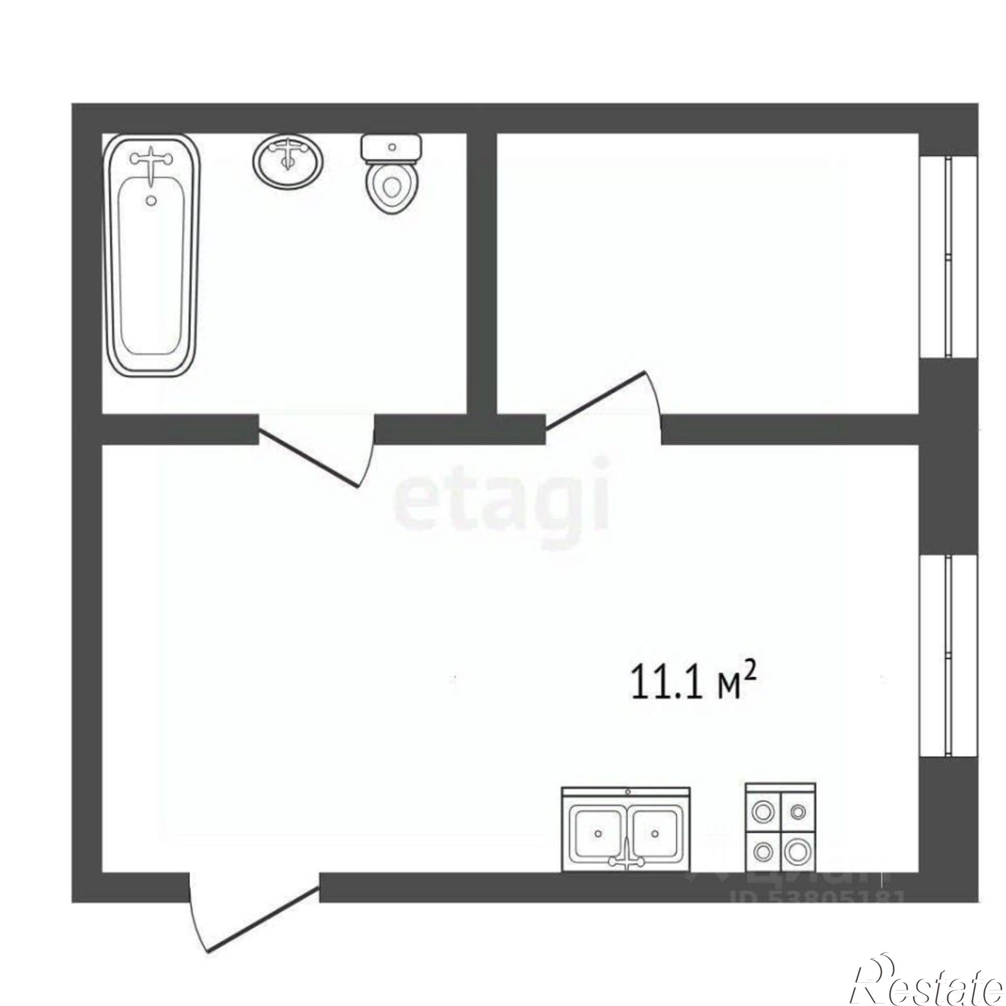 Купить квартиру за 4 200 000 рублей на ул Московская, 20