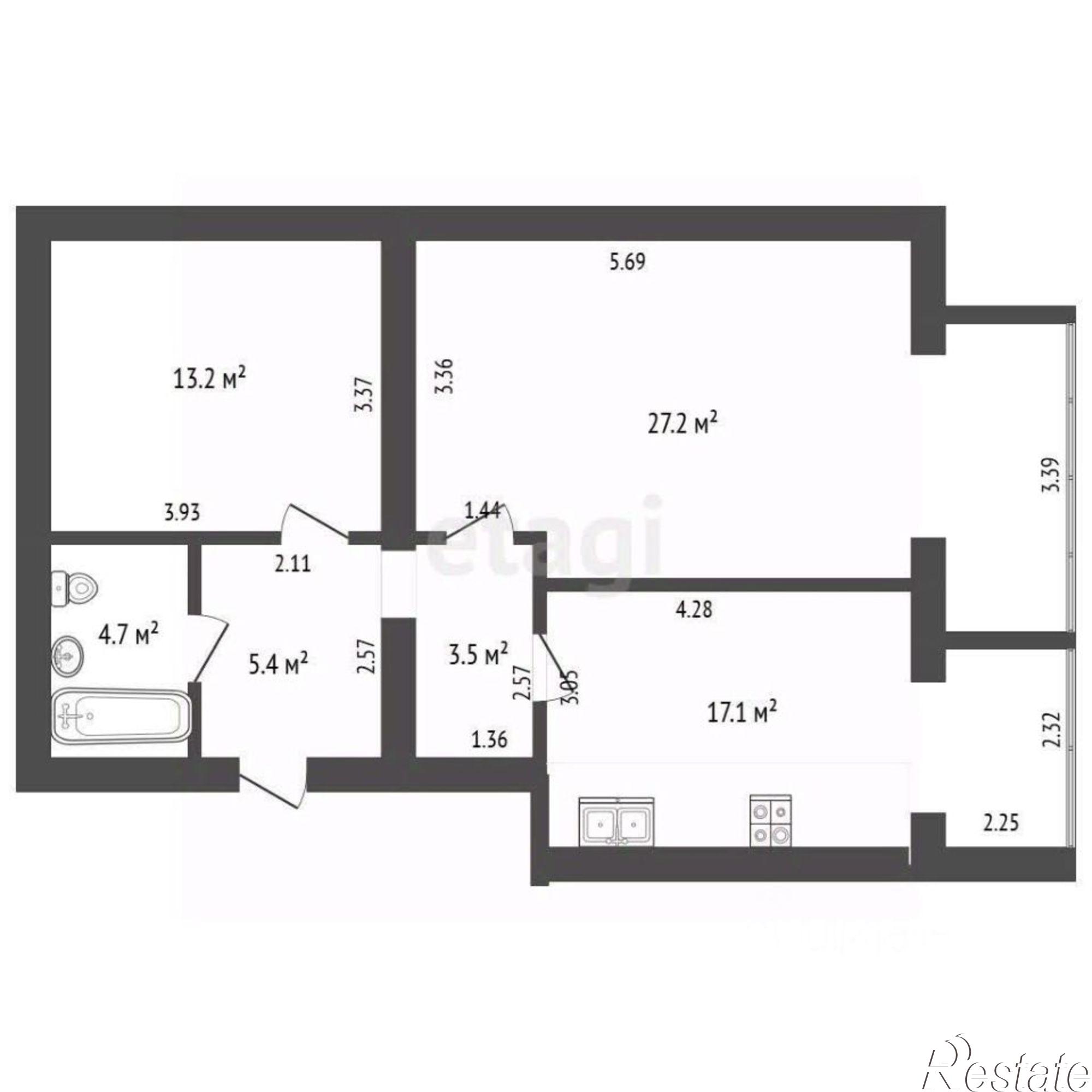 Купить квартиру за 8 800 000 рублей на проспект Горшкова, 2А