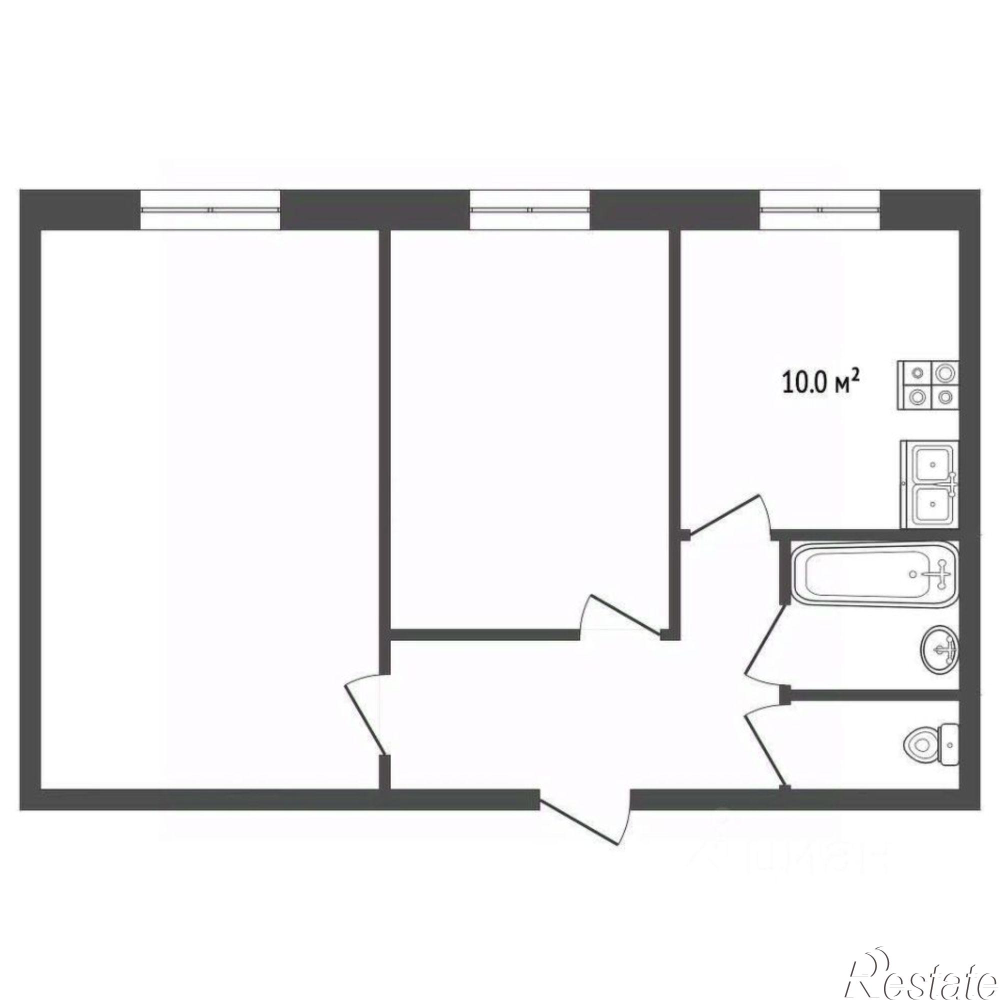 Купить квартиру за 5 350 000 рублей на ул Капустина, 26 1