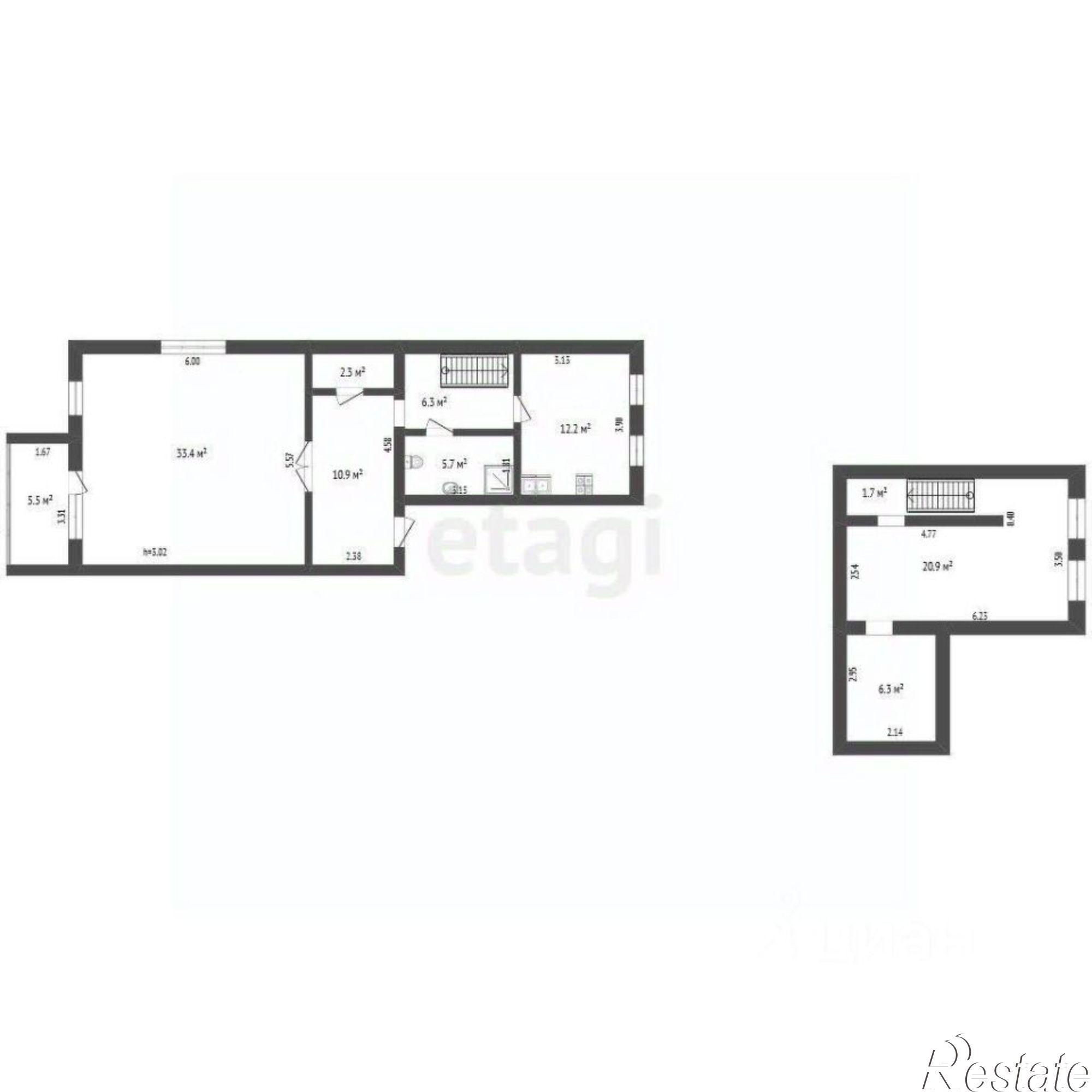 Купить квартиру за 9 860 000 рублей на ул Жмайлова, 27