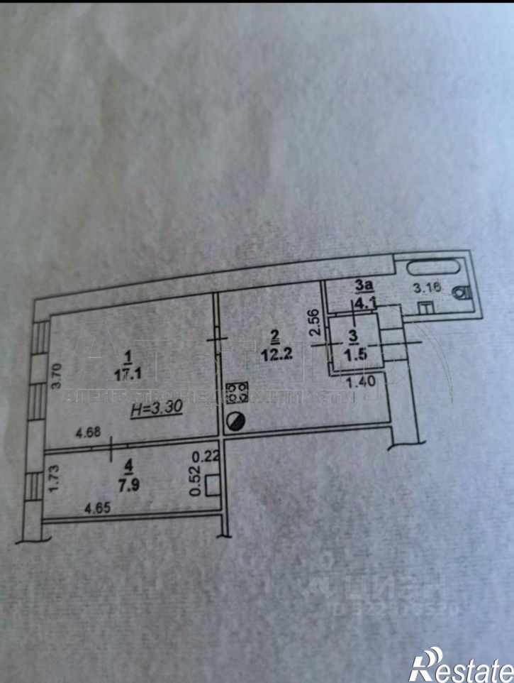 2-комн квартира улица Гусева, 97,  д. 97