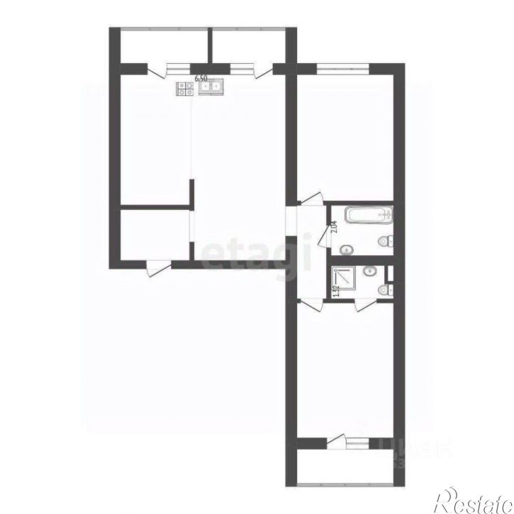 2-комн квартира пр-кт Королева, 25г,  д. 25г