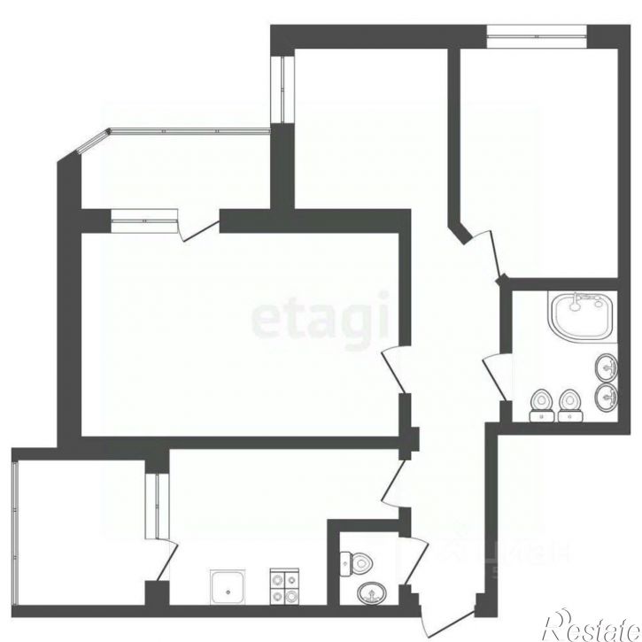 3-комн квартира переулок Островского, 58А,  д. 58А