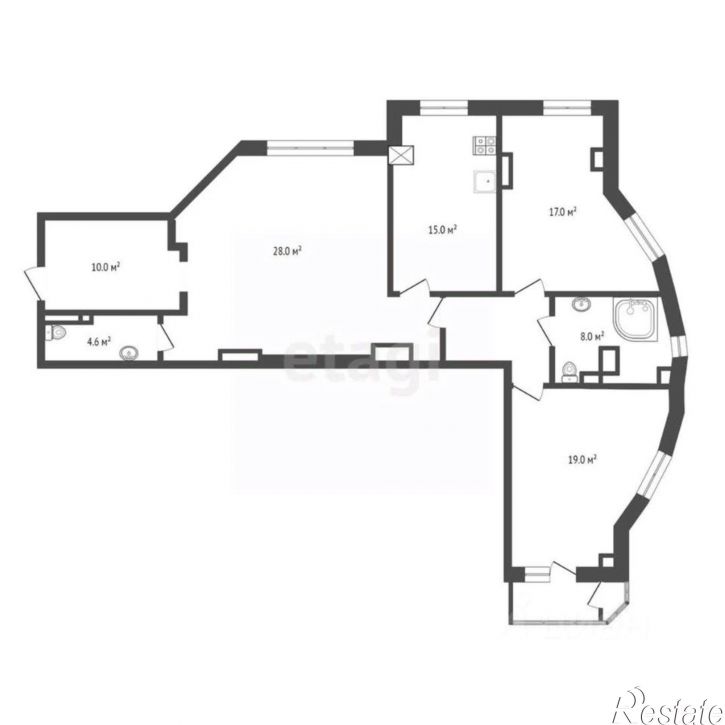 3-комн квартира 20-я улица, 43,  д. 43