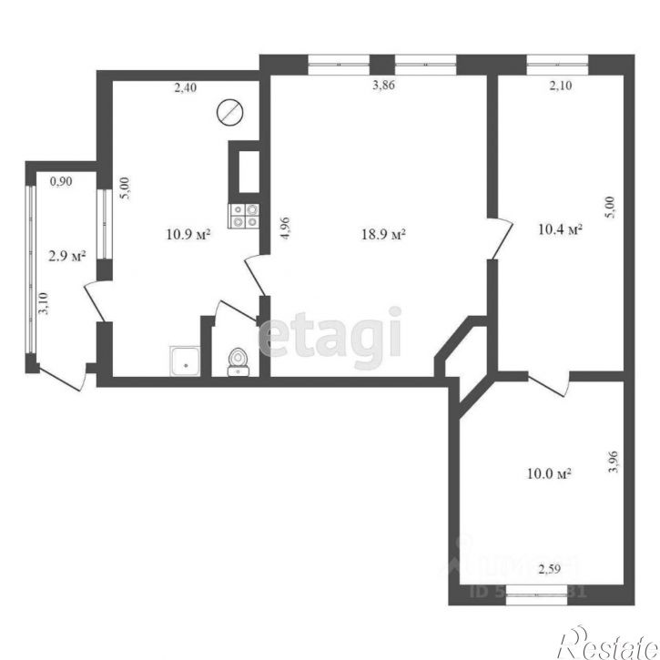 3-комн квартира ул Станиславского, 140,  д. 140