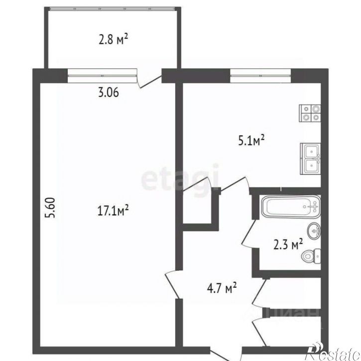 1-комн квартира Орбитальная улица, 68,  д. 68