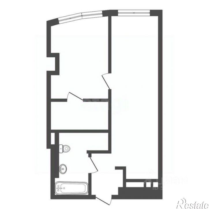 2-комн квартира ул Береговая, 6,  д. 6