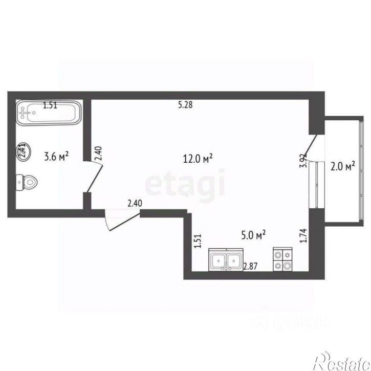 1-комн квартира Плавный переулок, 18,  д. 18