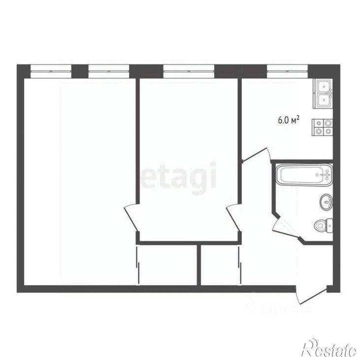 2-комн квартира ул Павленко, 21,  д. 21