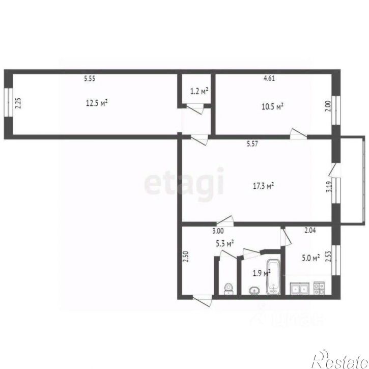 3-комн квартира пр-кт Ленина, 42,  д. 42